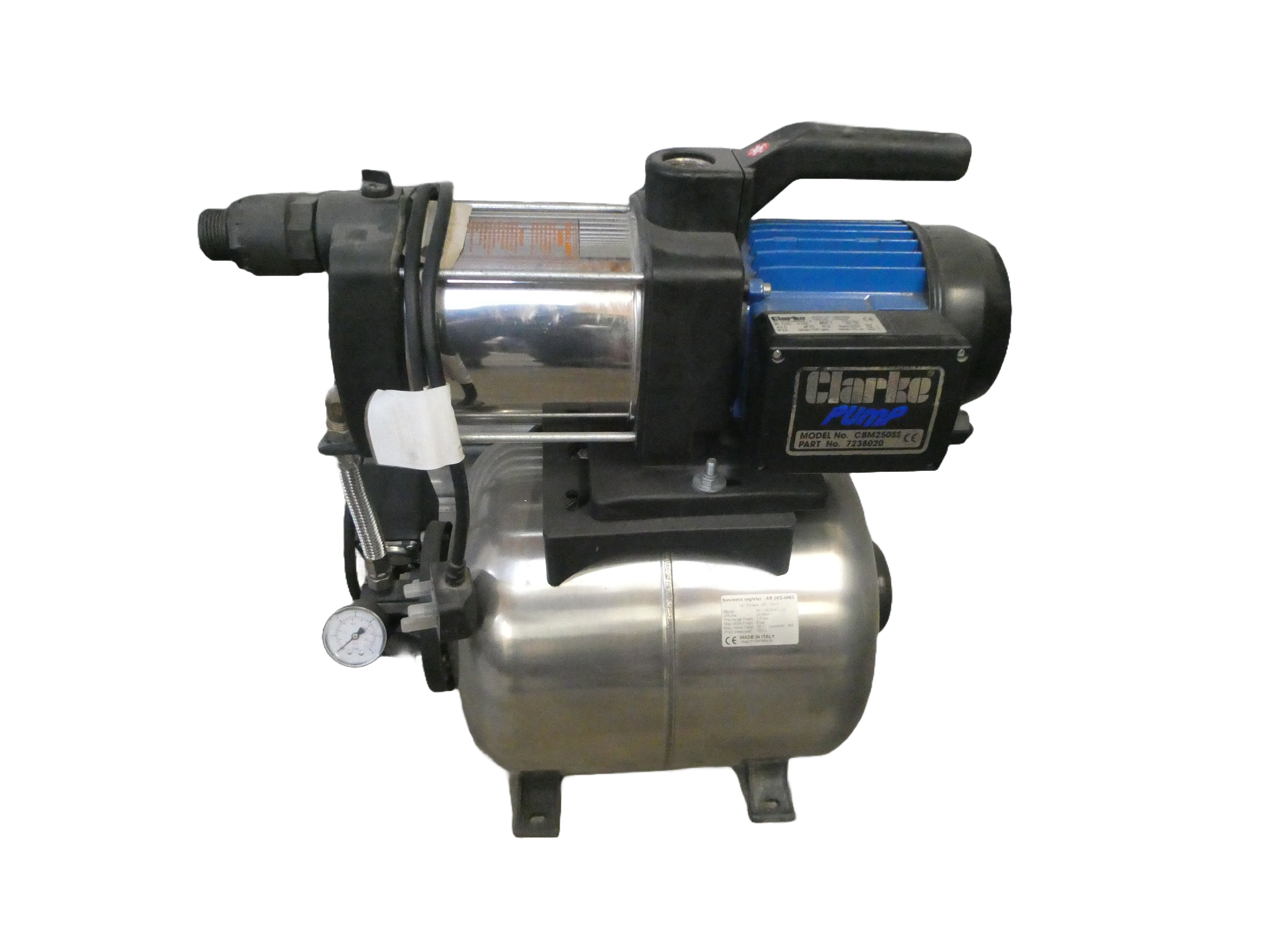 Clarke 1" Stainless Steel Water Booster Pump 230V - 100 LPM