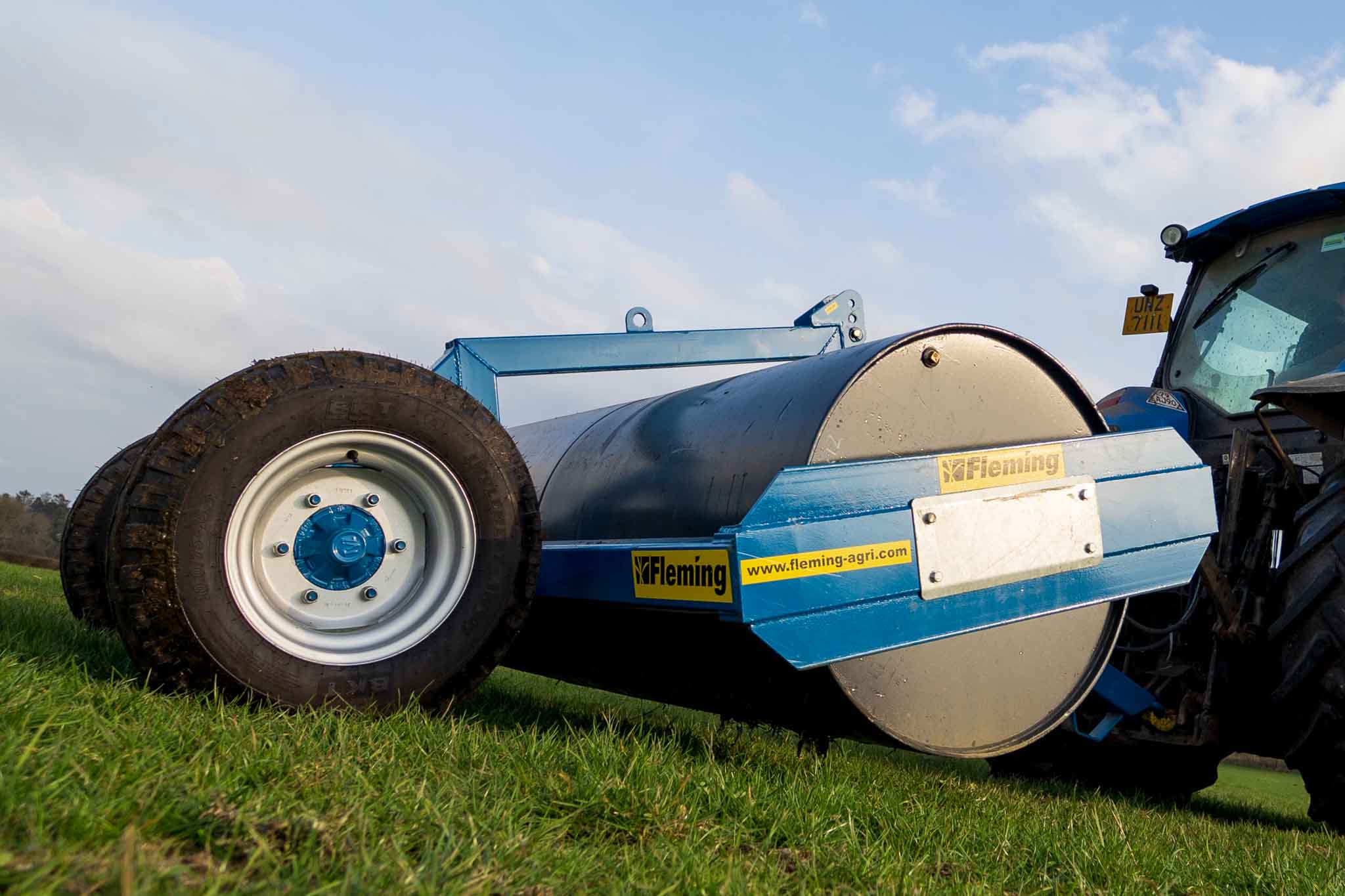 Fleming Land Roller with Transport Wheels