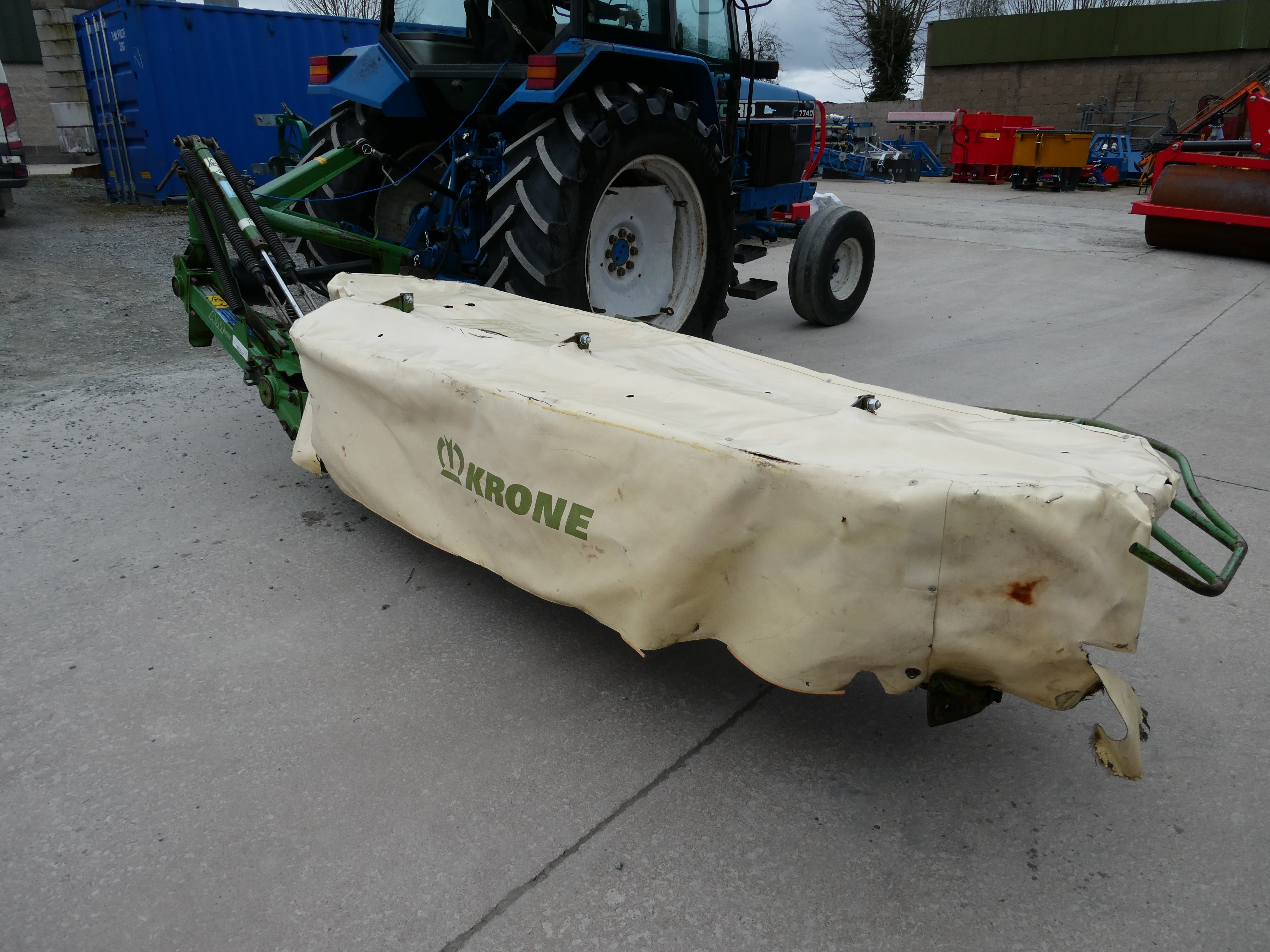 Krone AM283 mounted disc mower