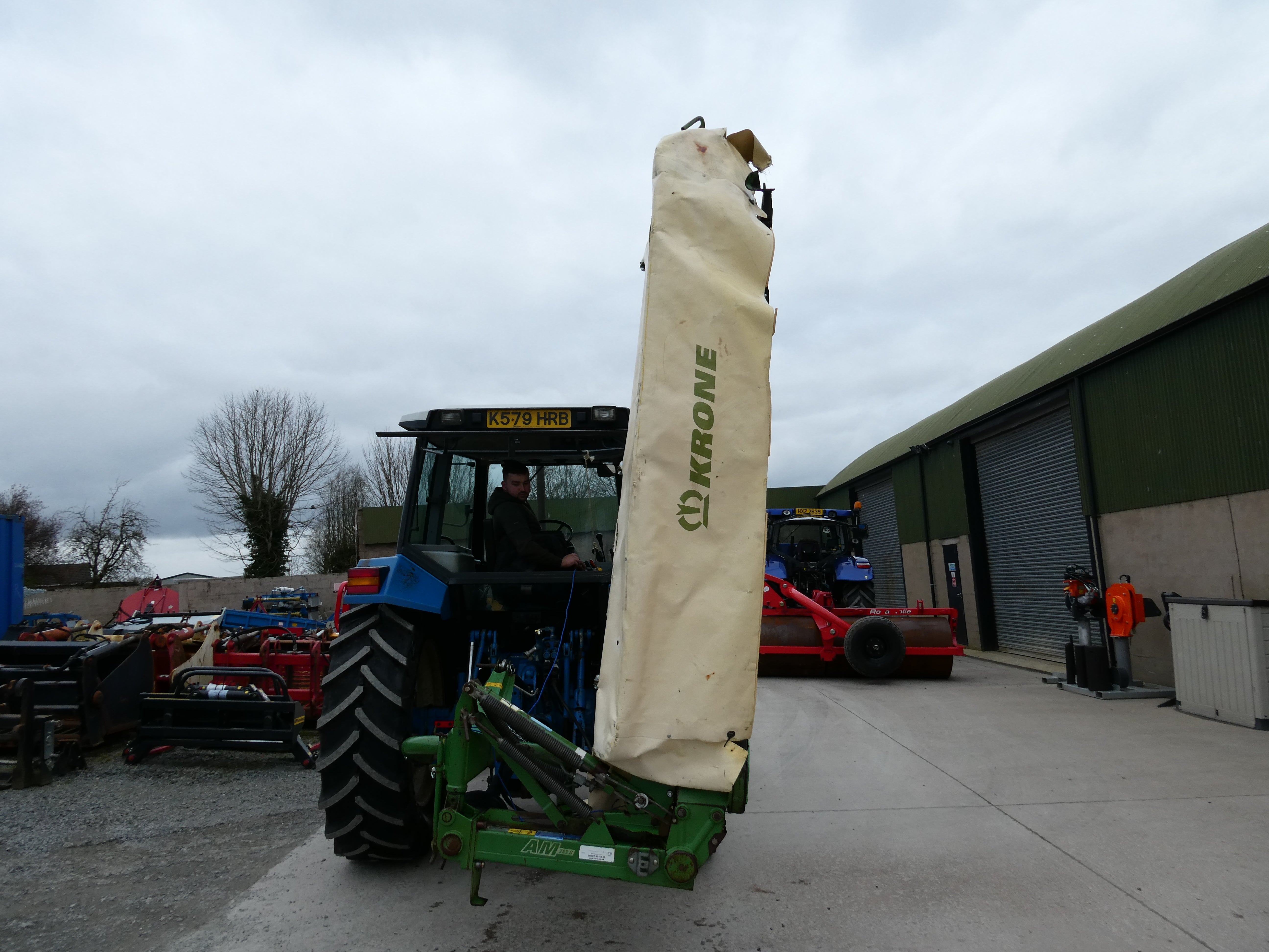 Krone AM283 mounted disc mower