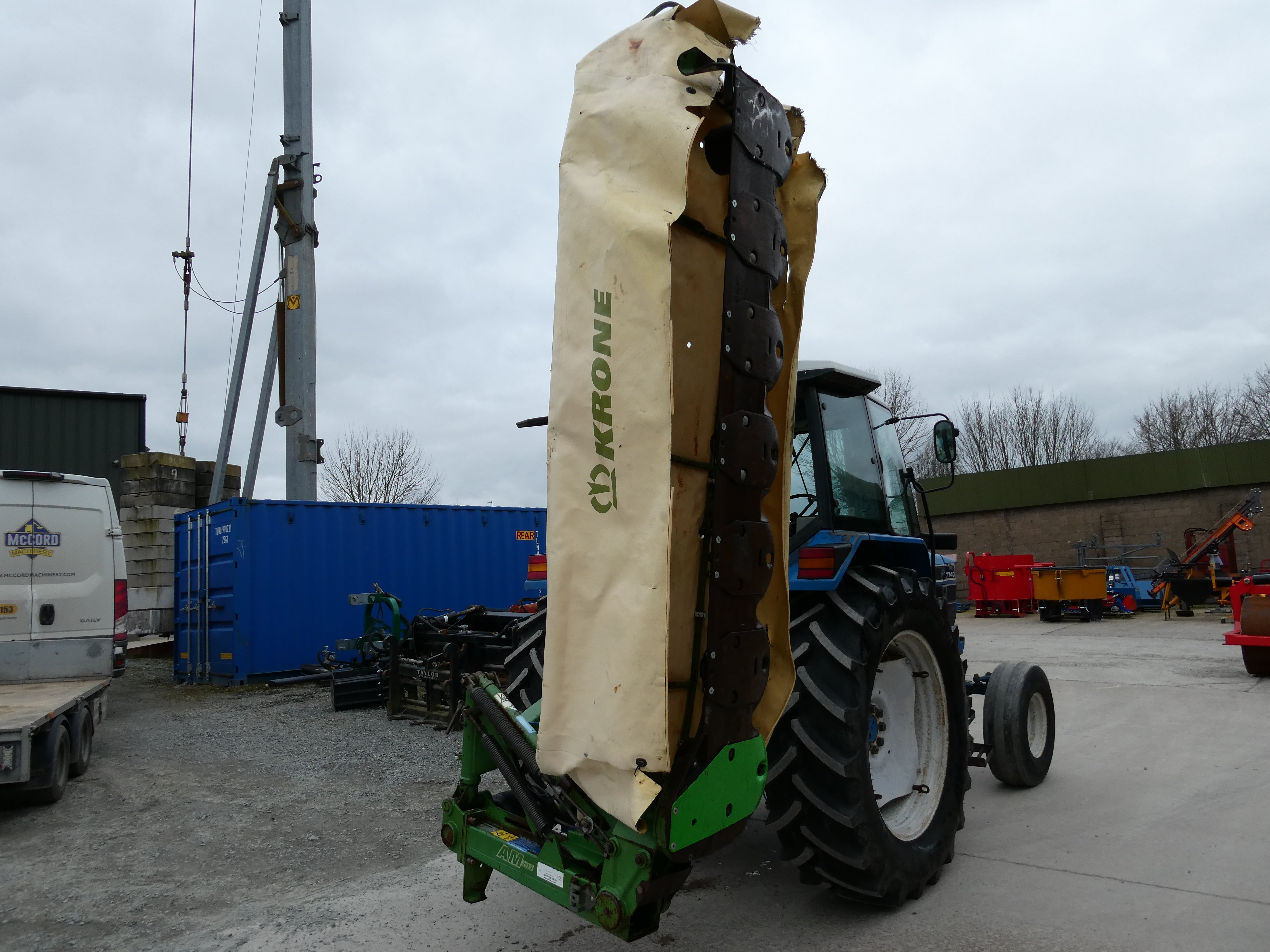 Krone AM283 mounted disc mower