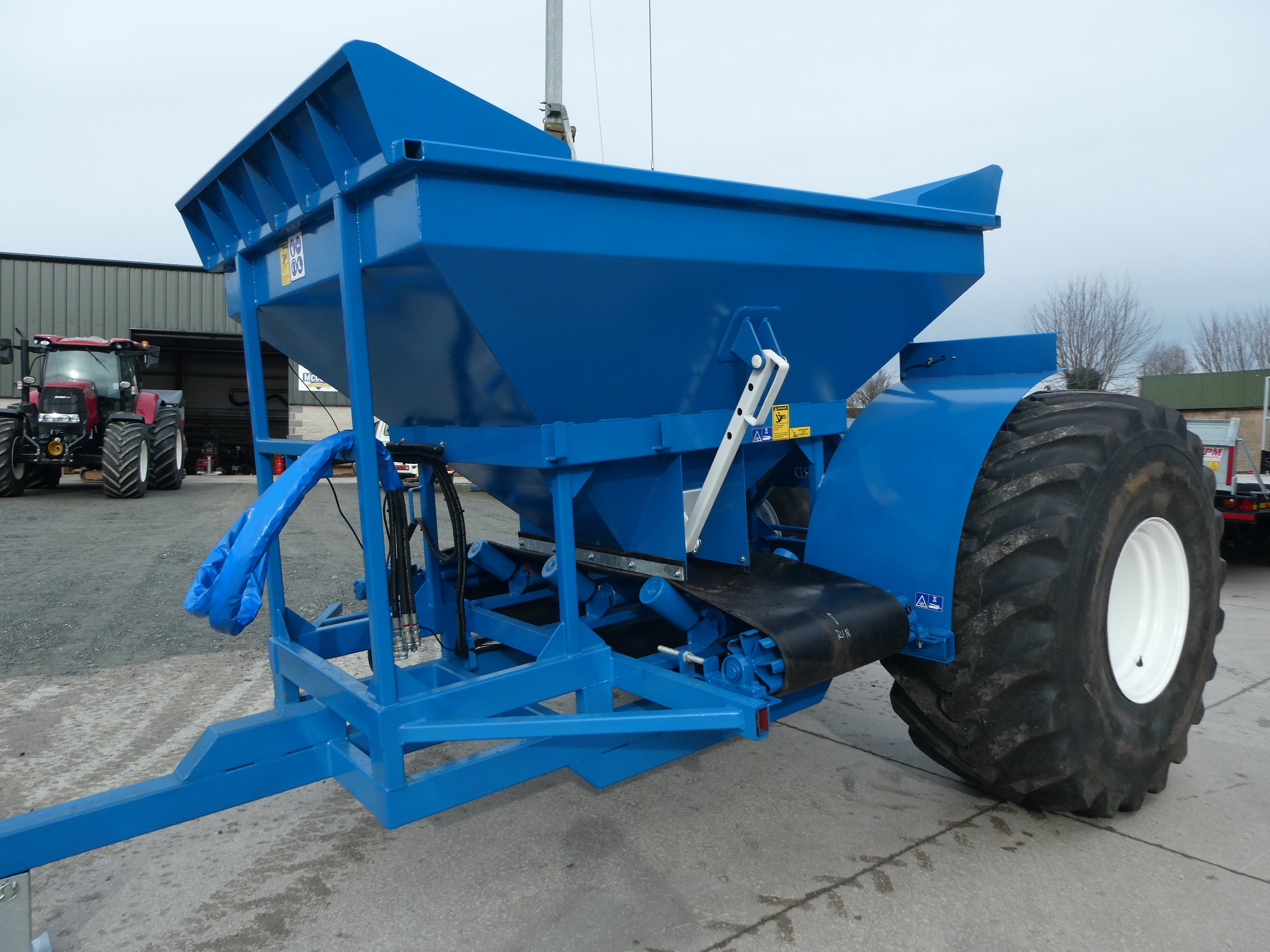 New Stone Cart with used Oversized Wheels