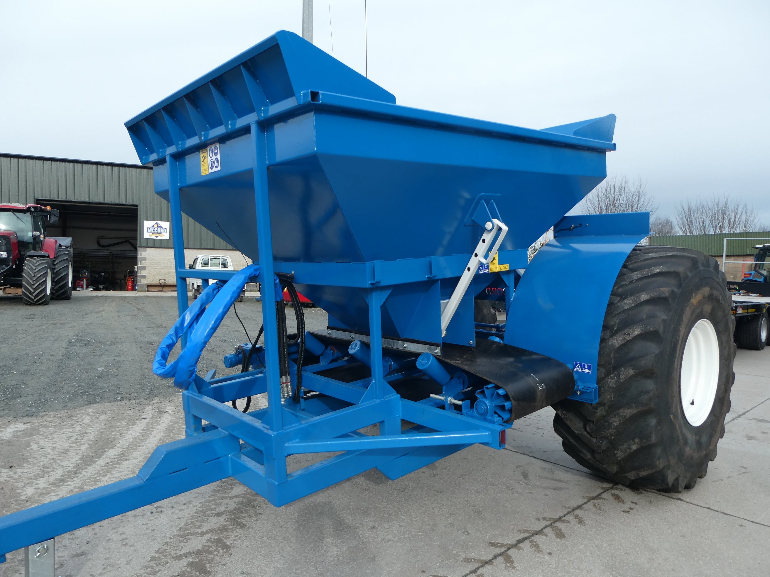 New Stone Cart with used Oversized Wheels