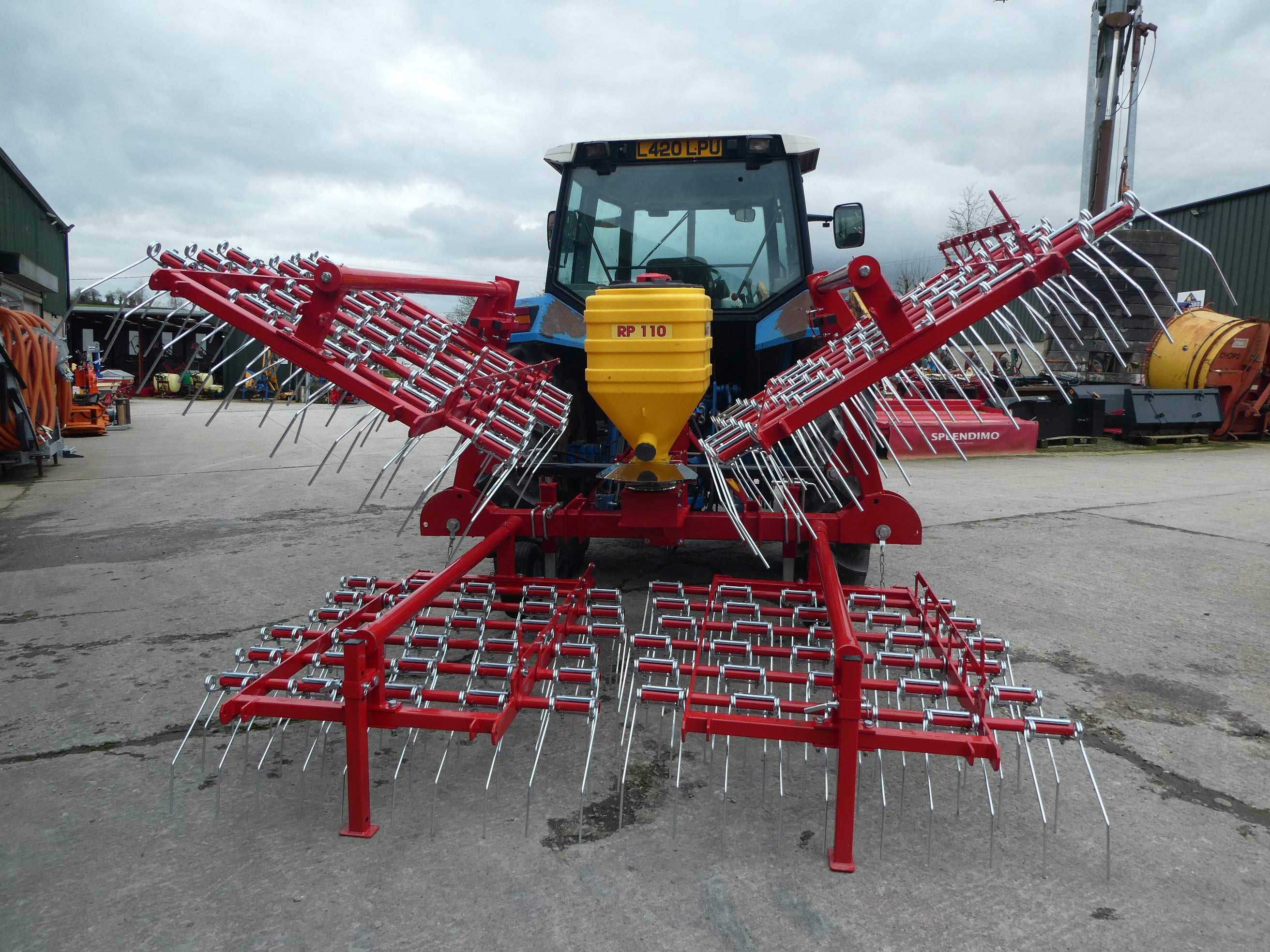 6m Spring Tine Harrow