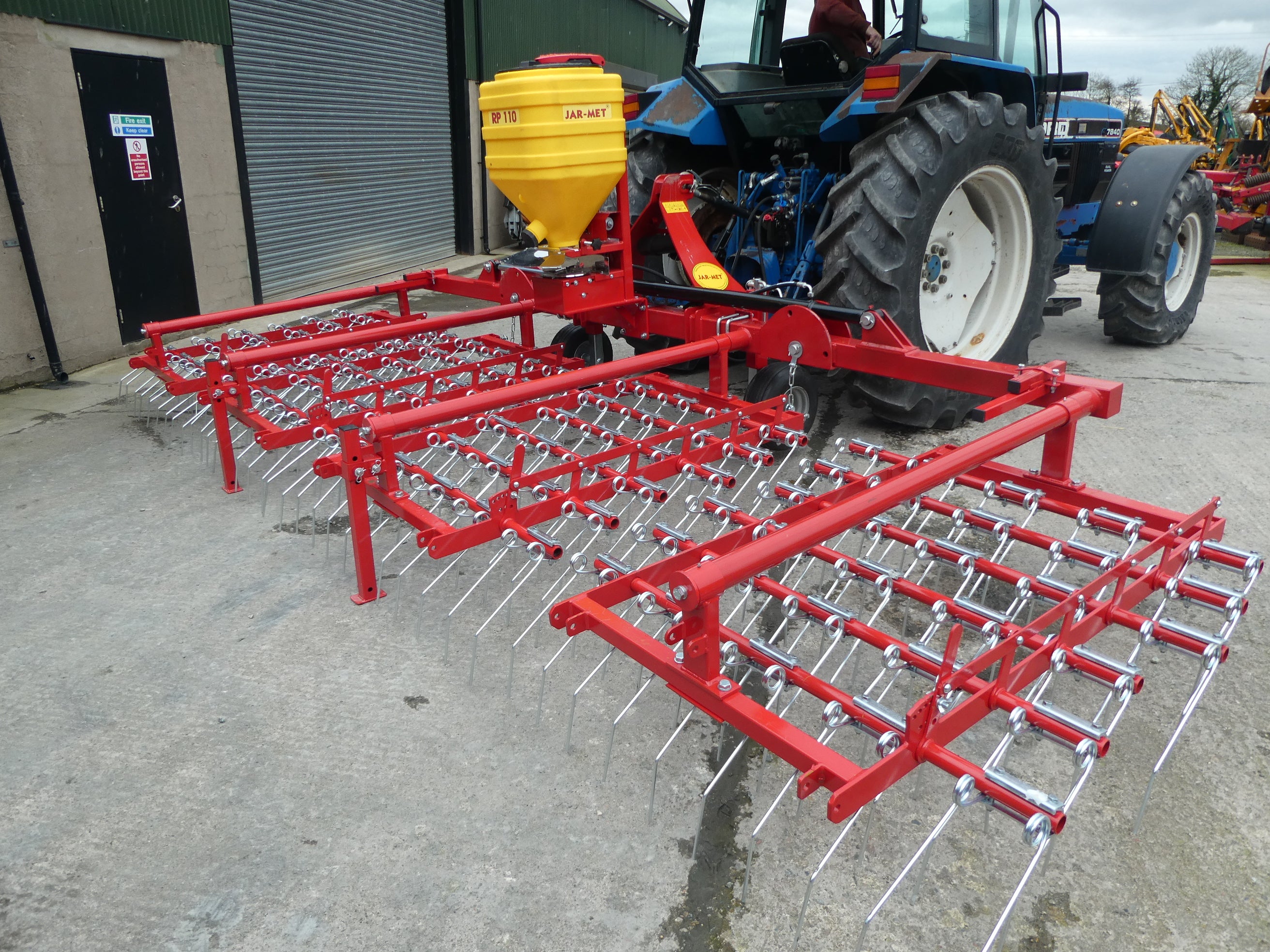 6m Spring Tine Harrow