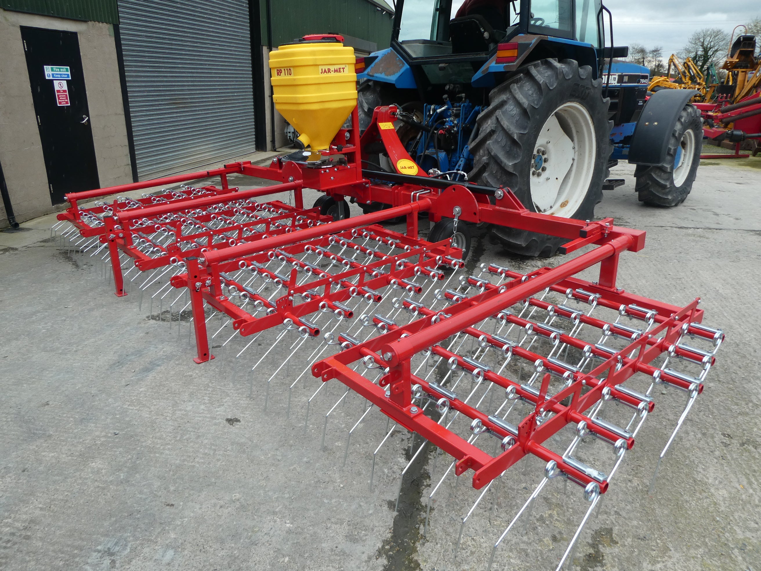 6m Spring Tine Harrow