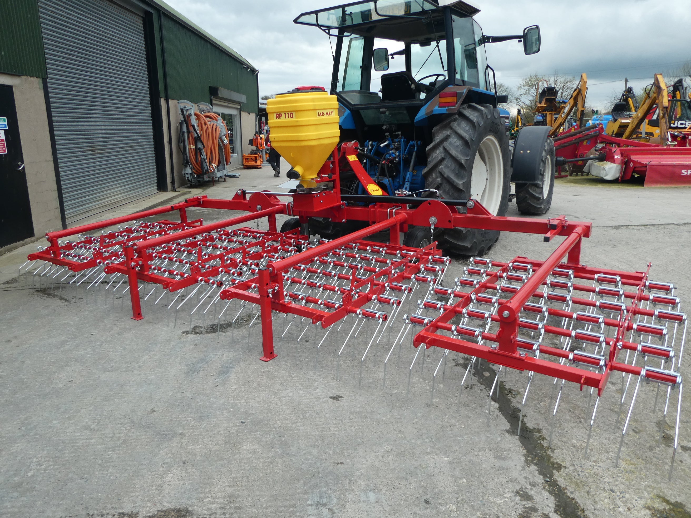 6m Spring Tine Harrow