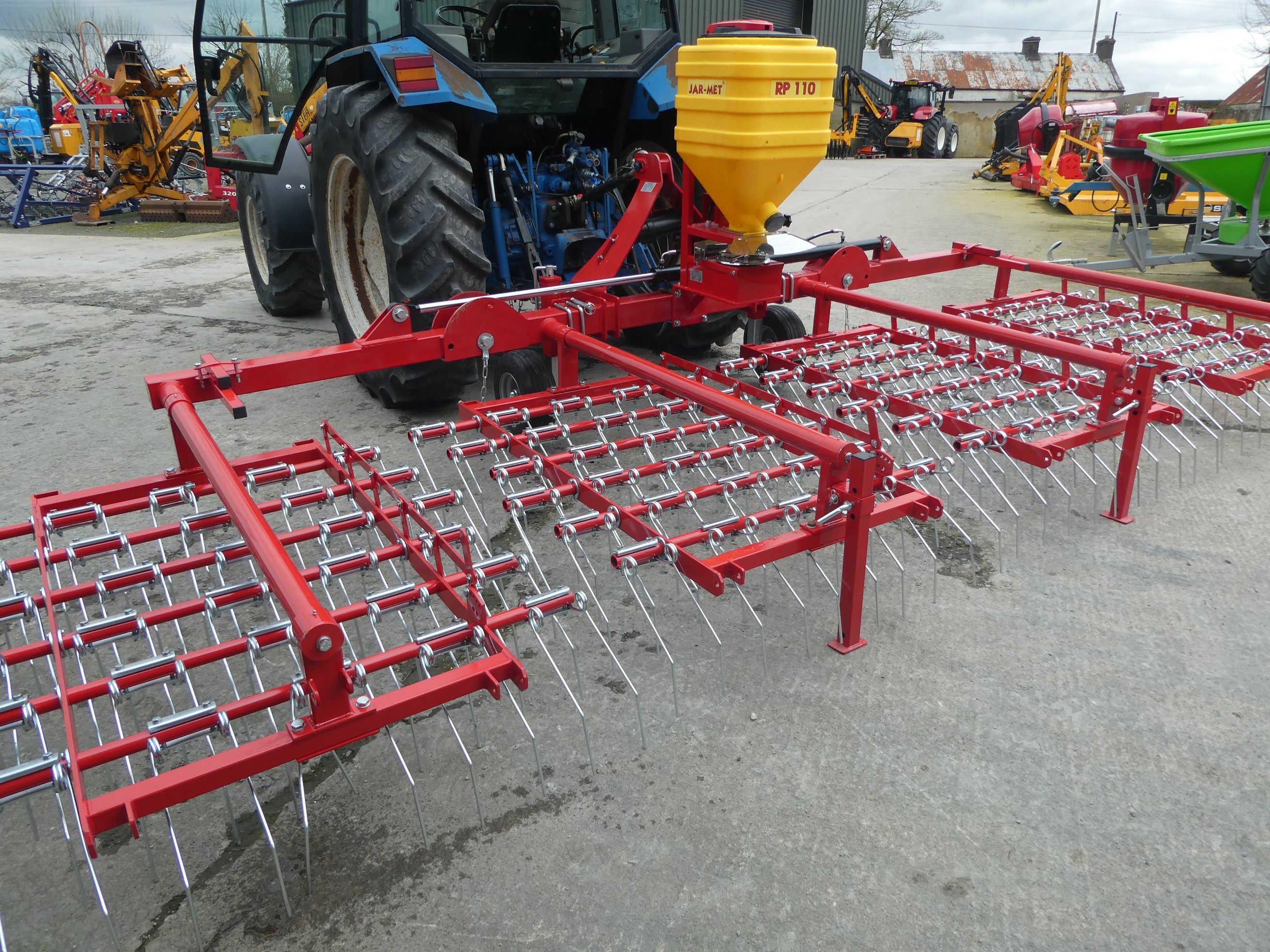 6m Spring Tine Harrow