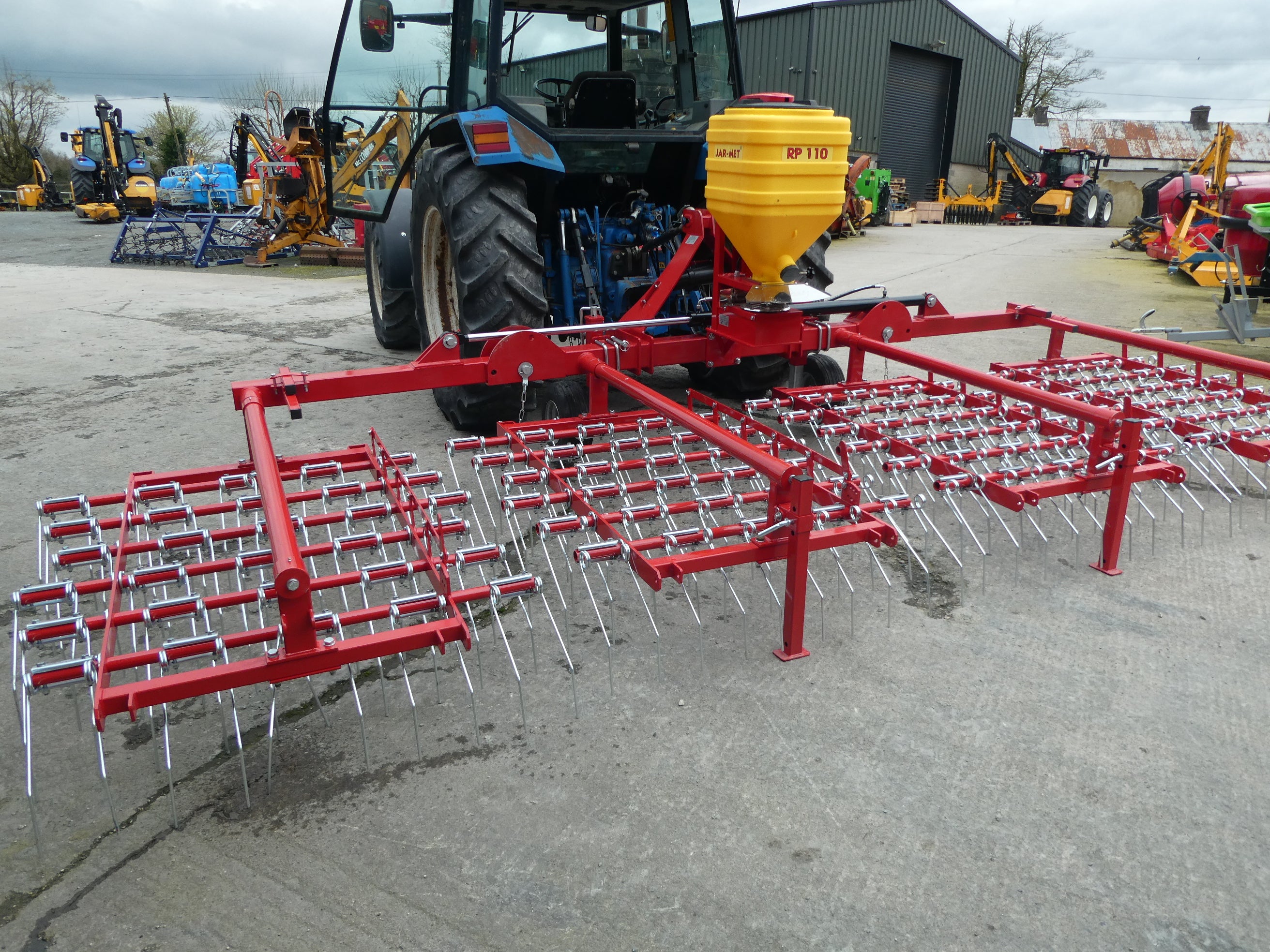 6m Spring Tine Harrow