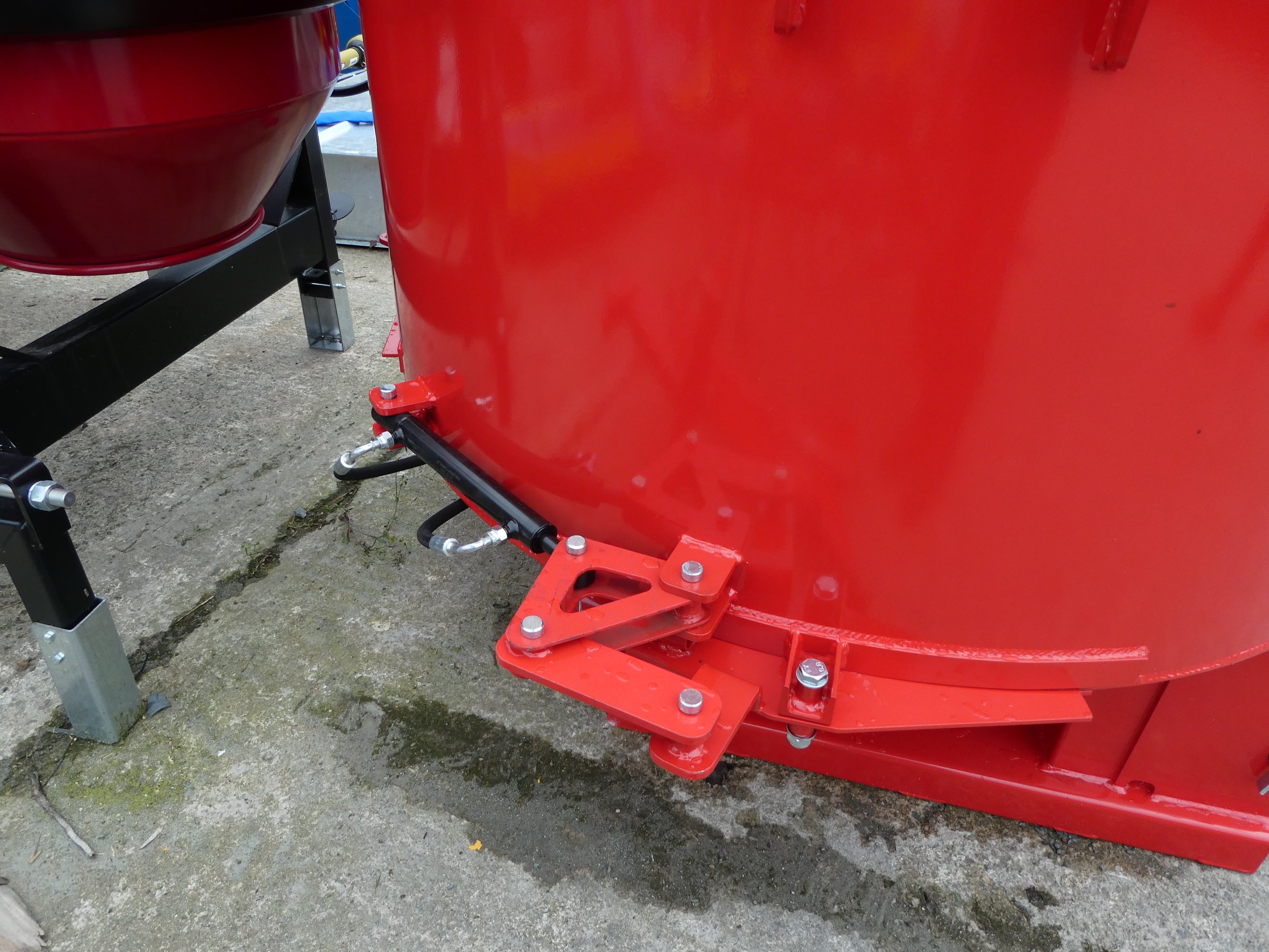 850lt Pan Mixer Hydraulic with hydraulic door