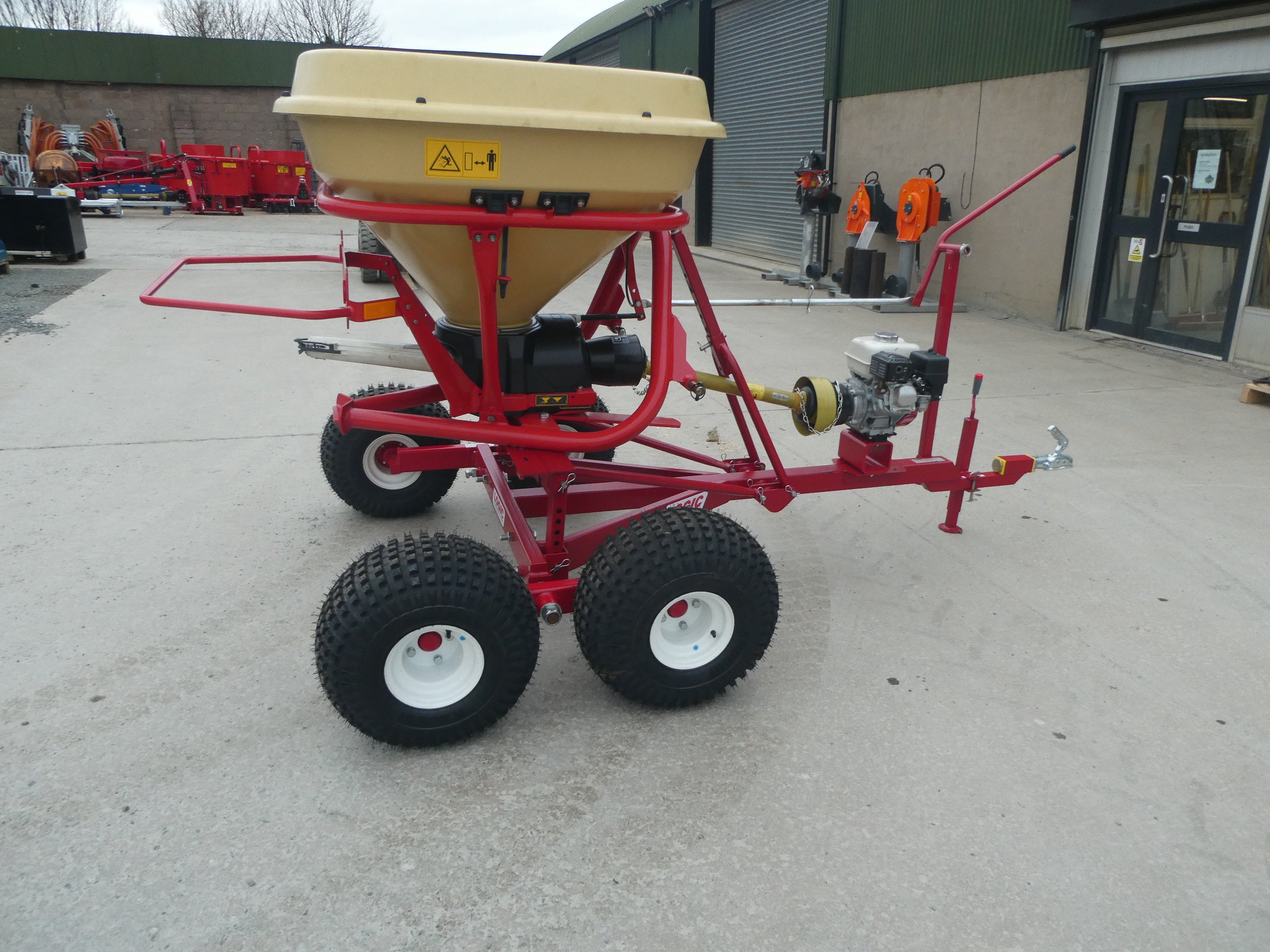 Logic ATV Chasis and Vicon PS504 Wag tail sower