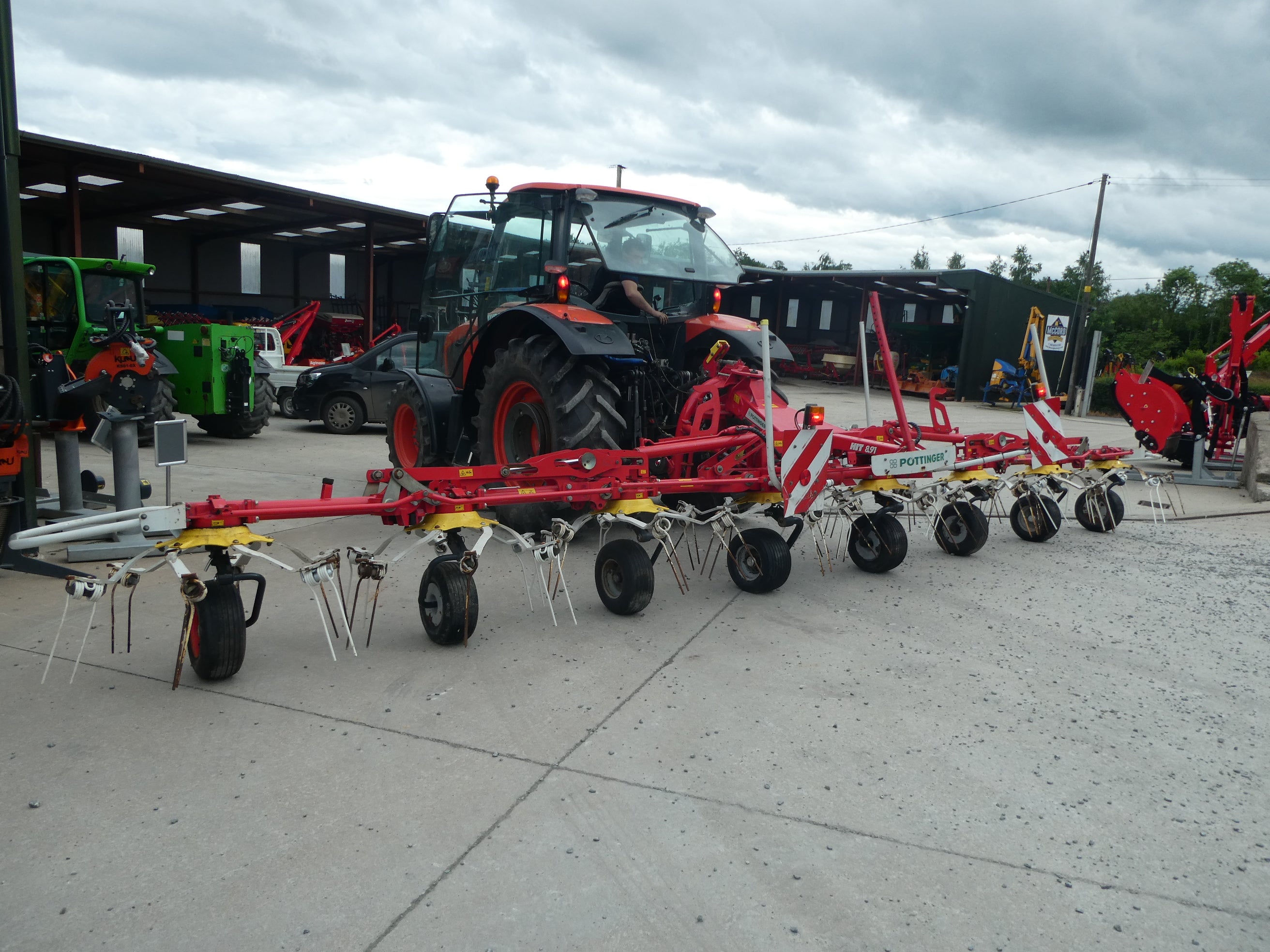 Pottinger HIT 8.91 rotor tedder