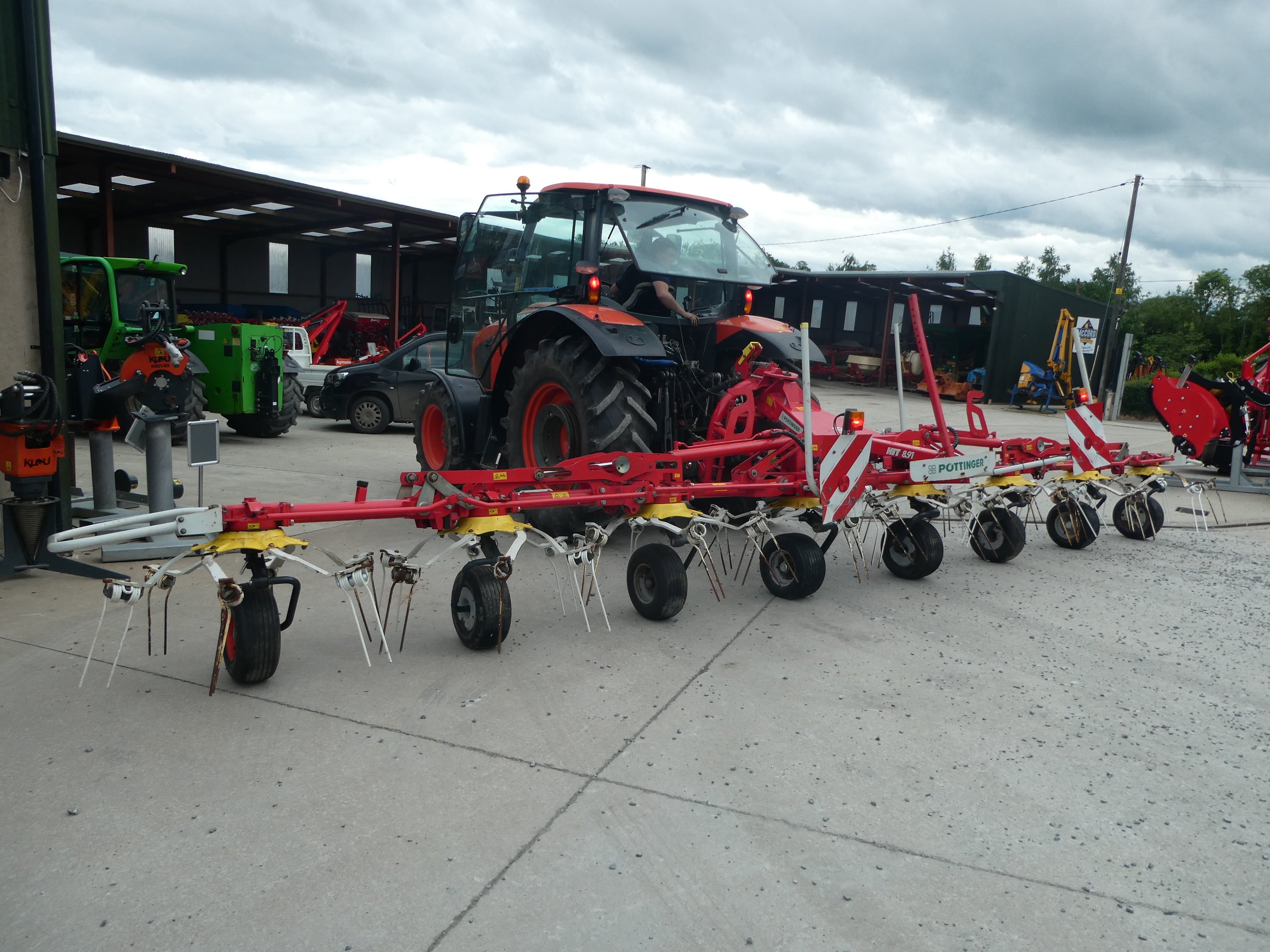 Pottinger HIT 8.91 rotor tedder