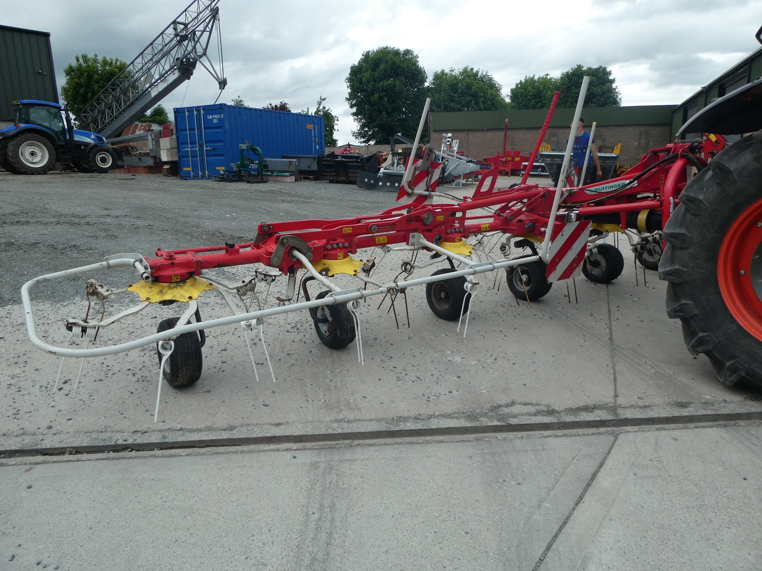 Pottinger HIT 8.91 rotor tedder