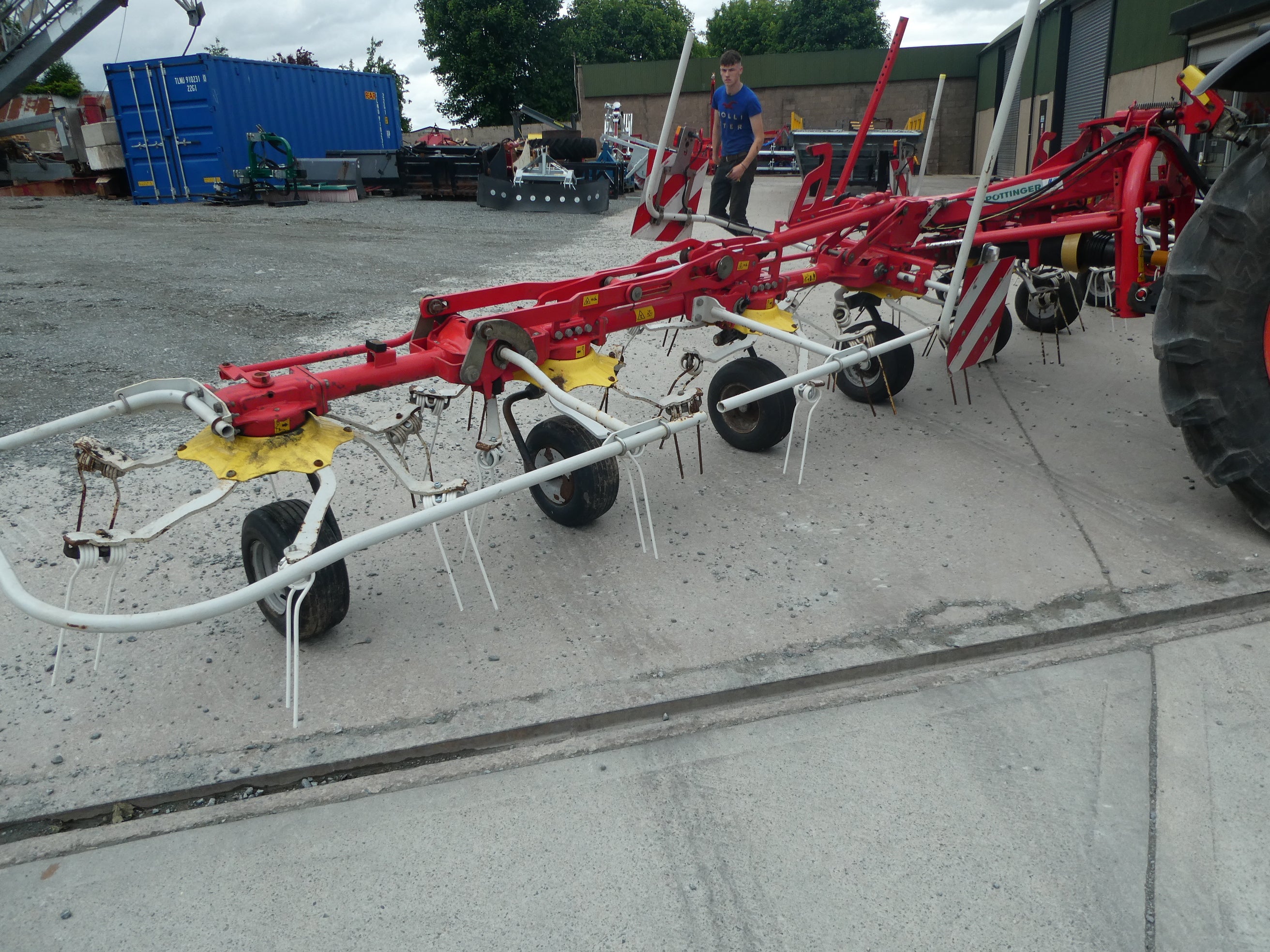 Pottinger HIT 8.91 rotor tedder