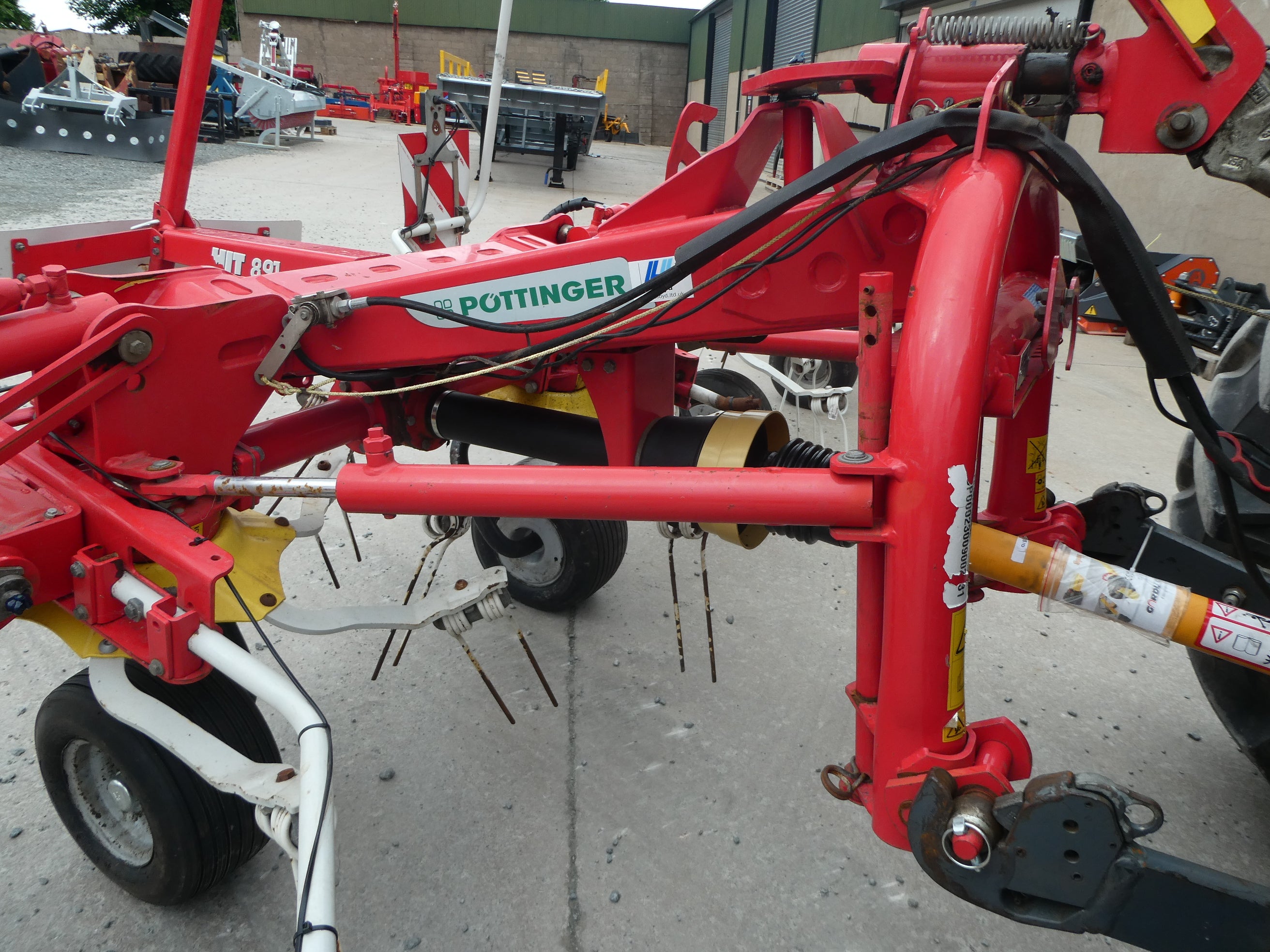 Pottinger HIT 8.91 rotor tedder
