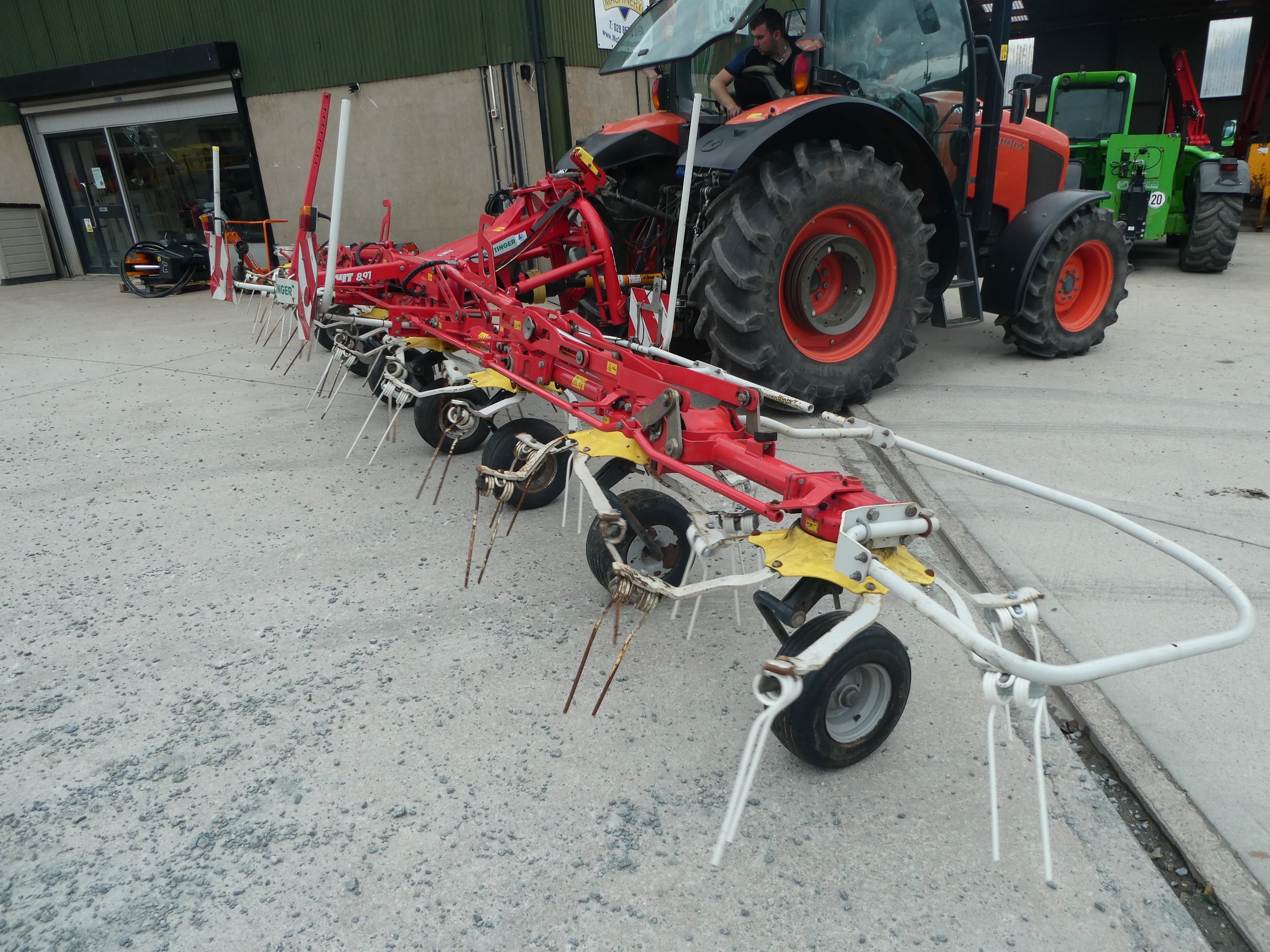 Pottinger HIT 8.91 rotor tedder