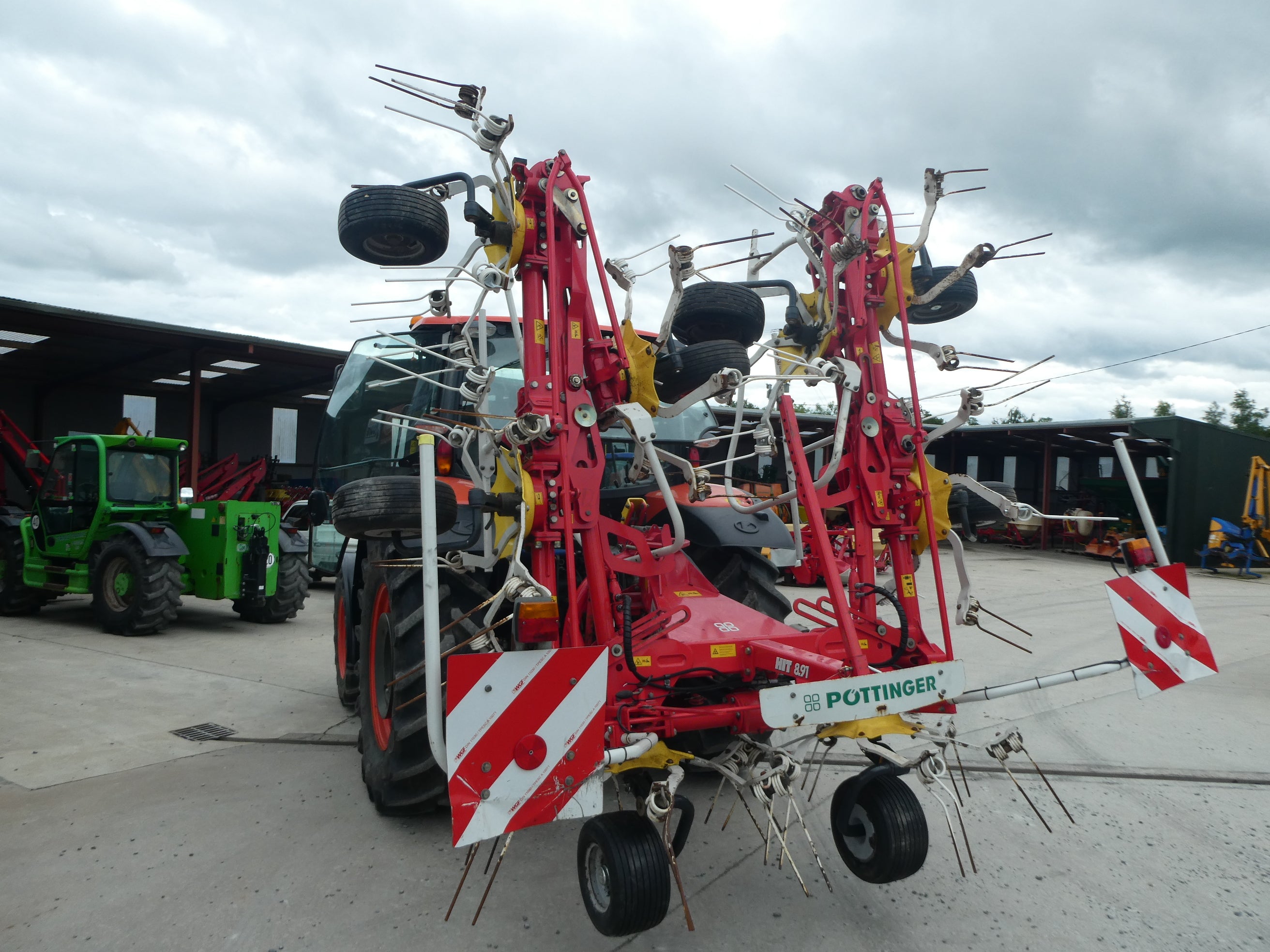 Pottinger HIT 8.91 rotor tedder