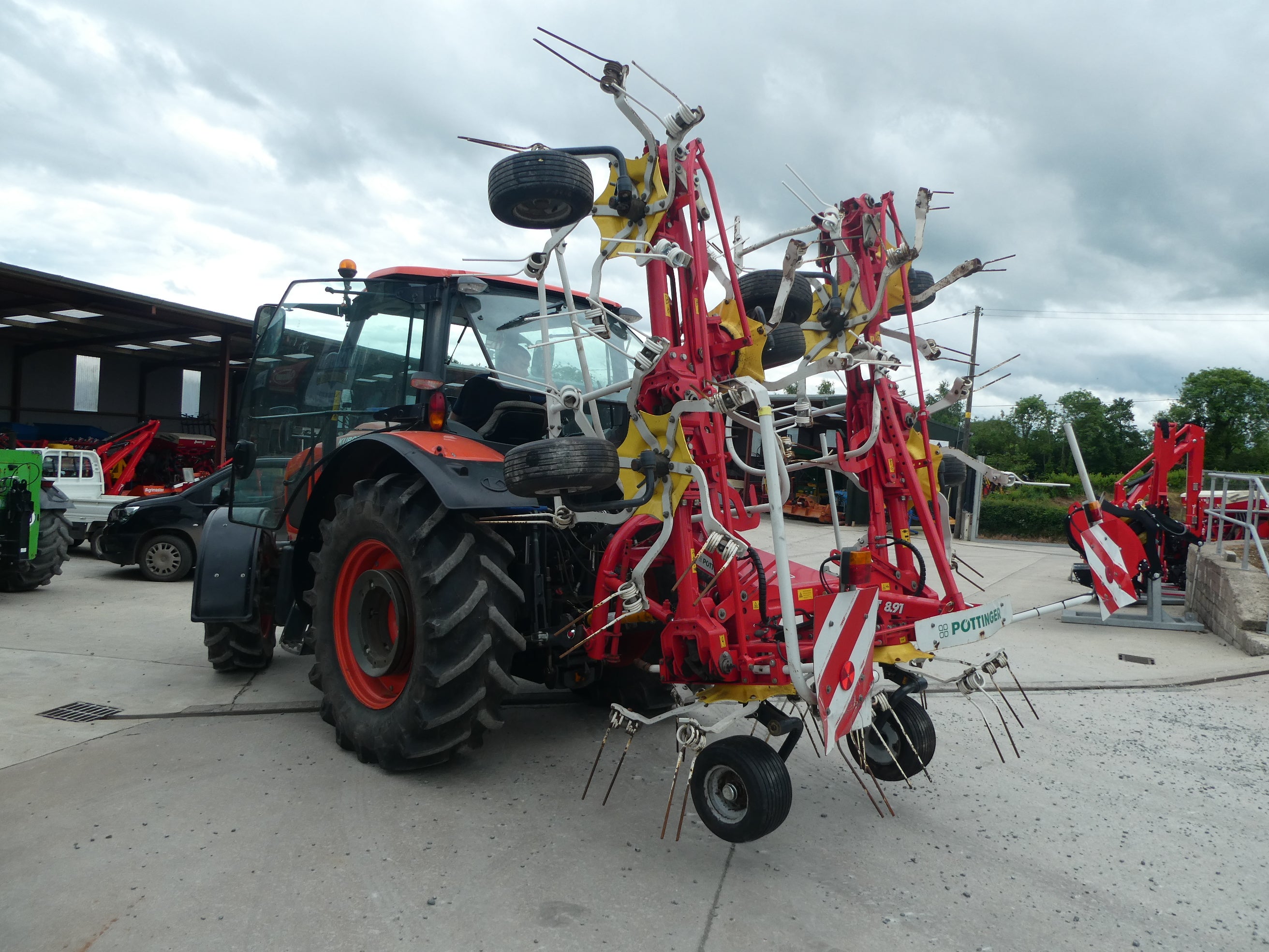 Pottinger HIT 8.91 rotor tedder