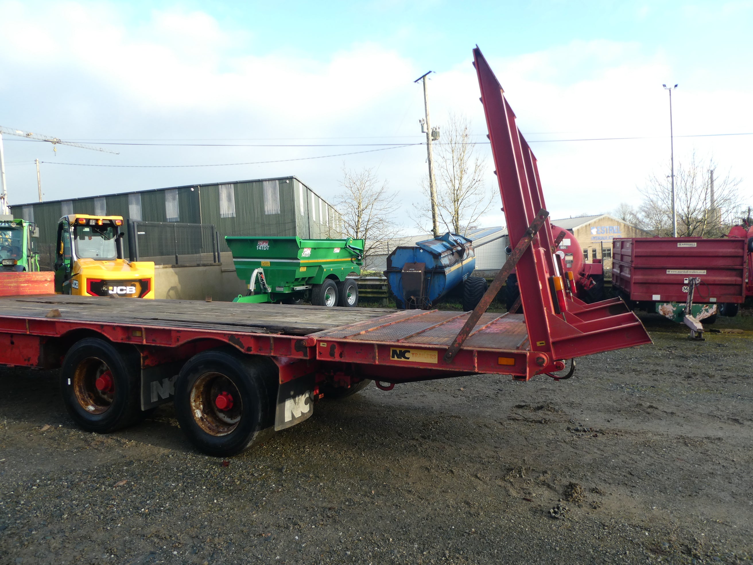 NC Used Tandem axle low loader