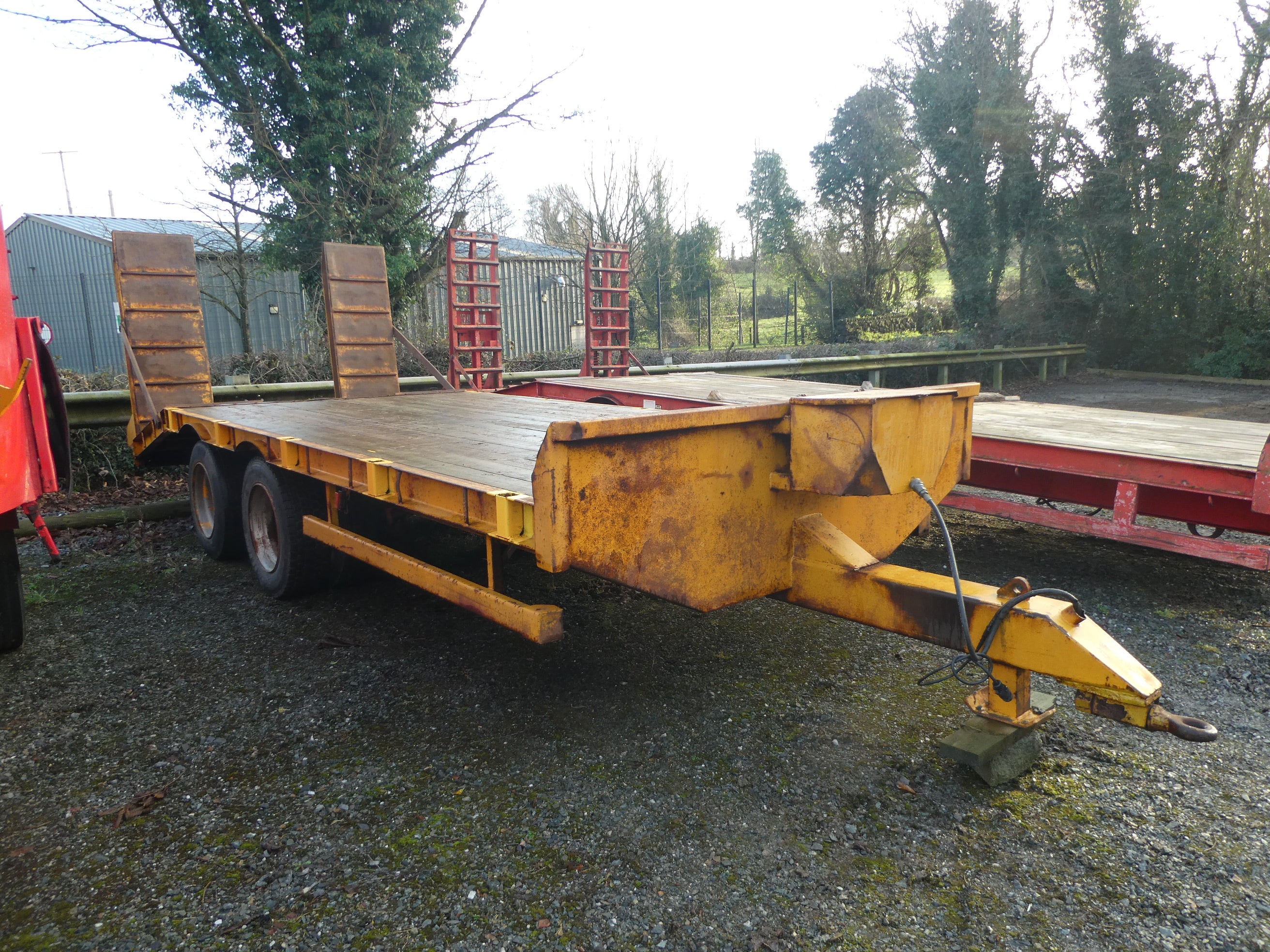 Used Tandem axle low loader