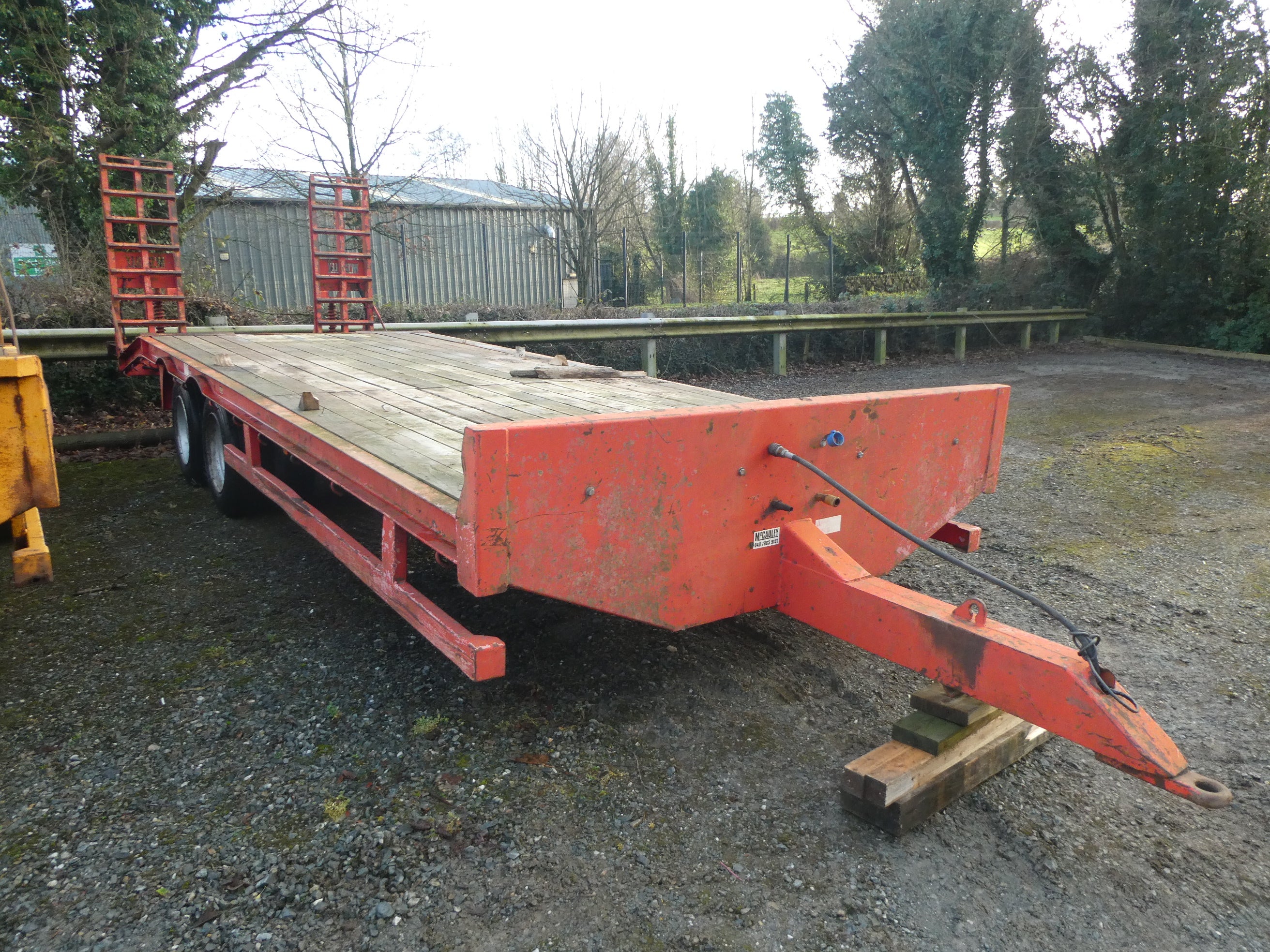 McCauley Used Tandem axle low loader