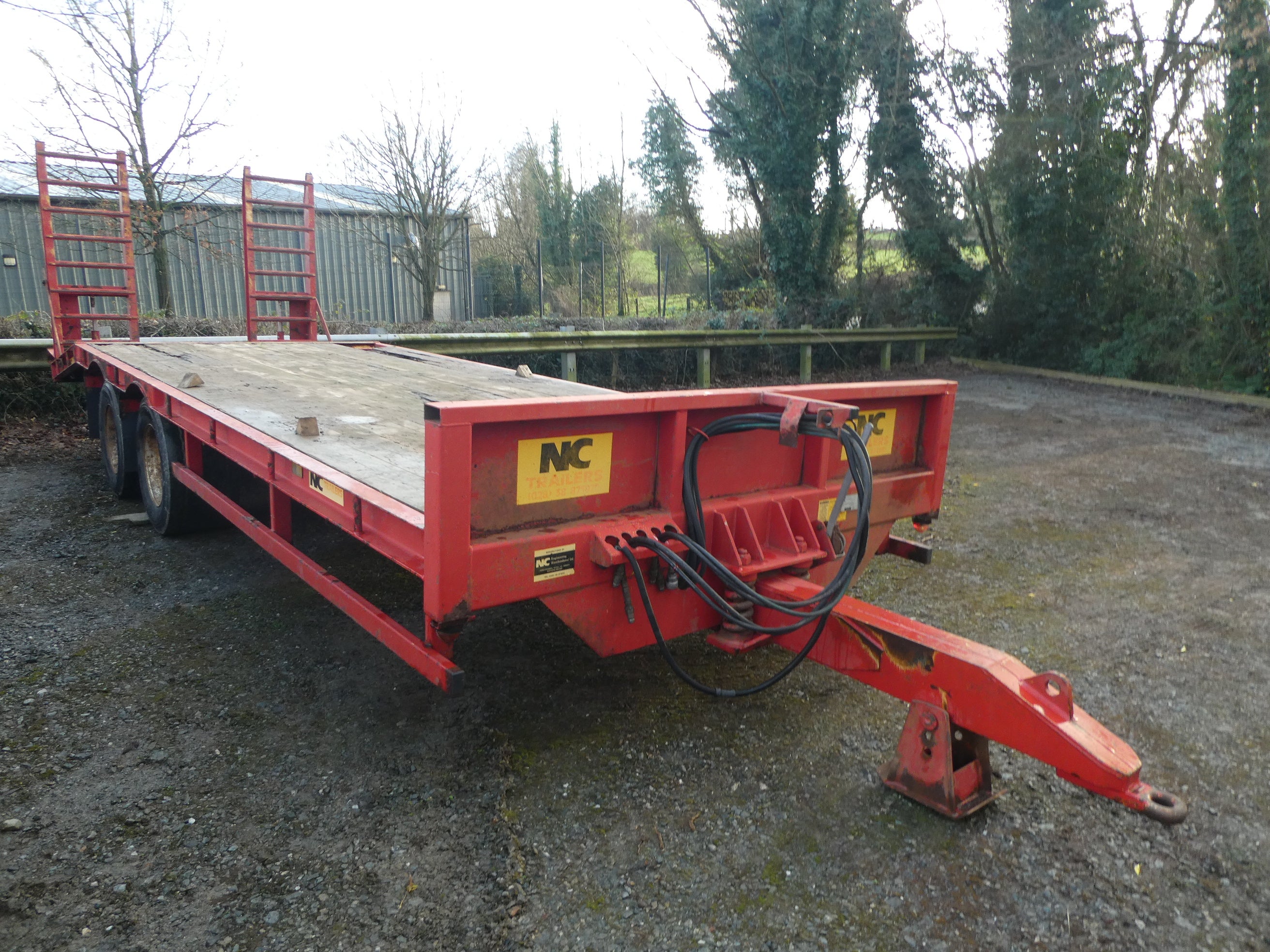 NC Used Tandem axle low loader