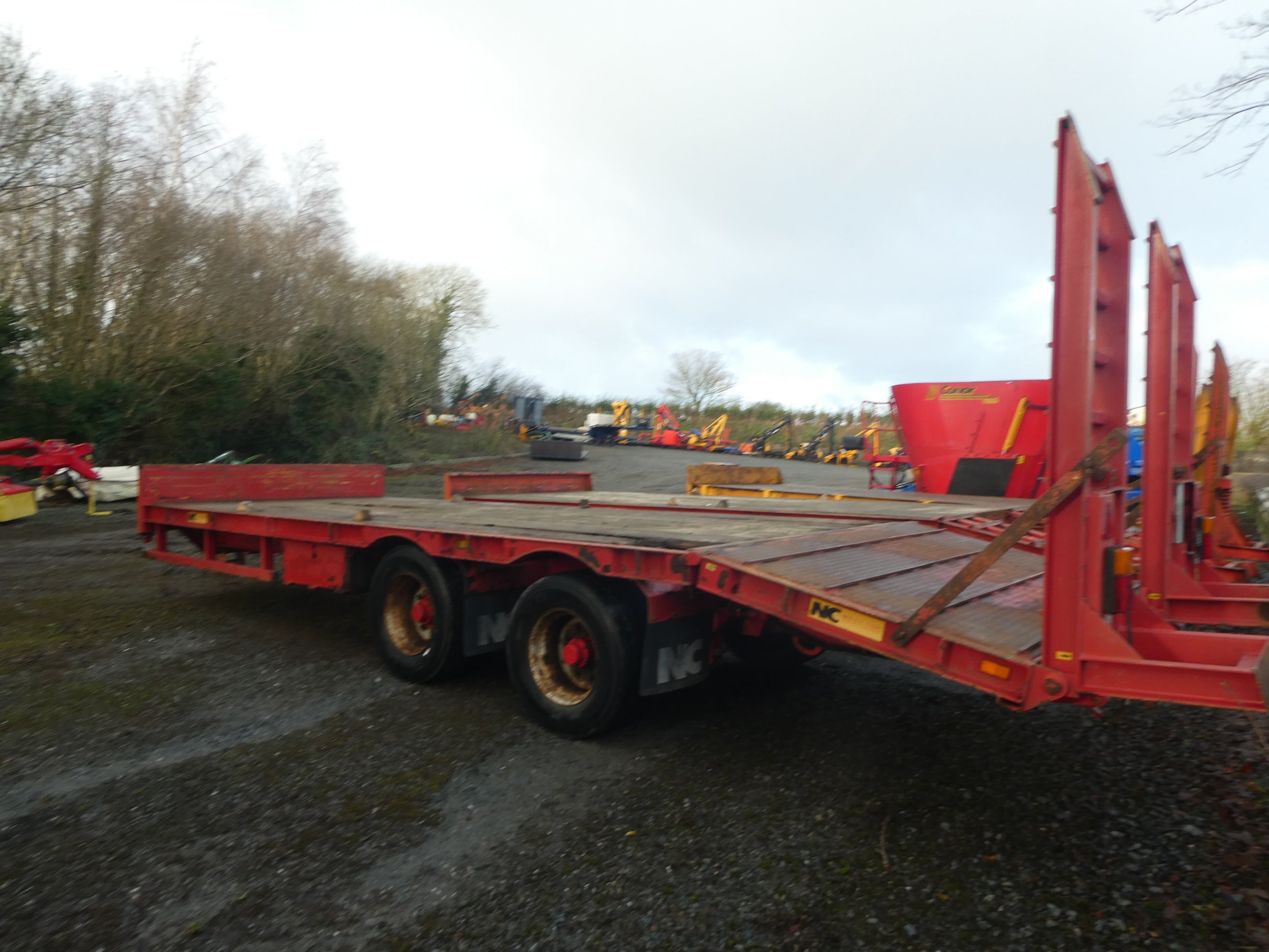 NC Used Tandem axle low loader