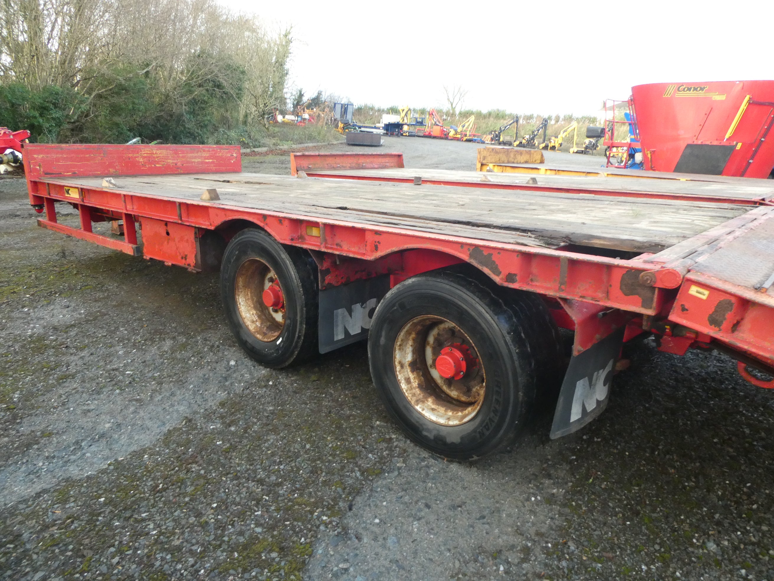 NC Used Tandem axle low loader