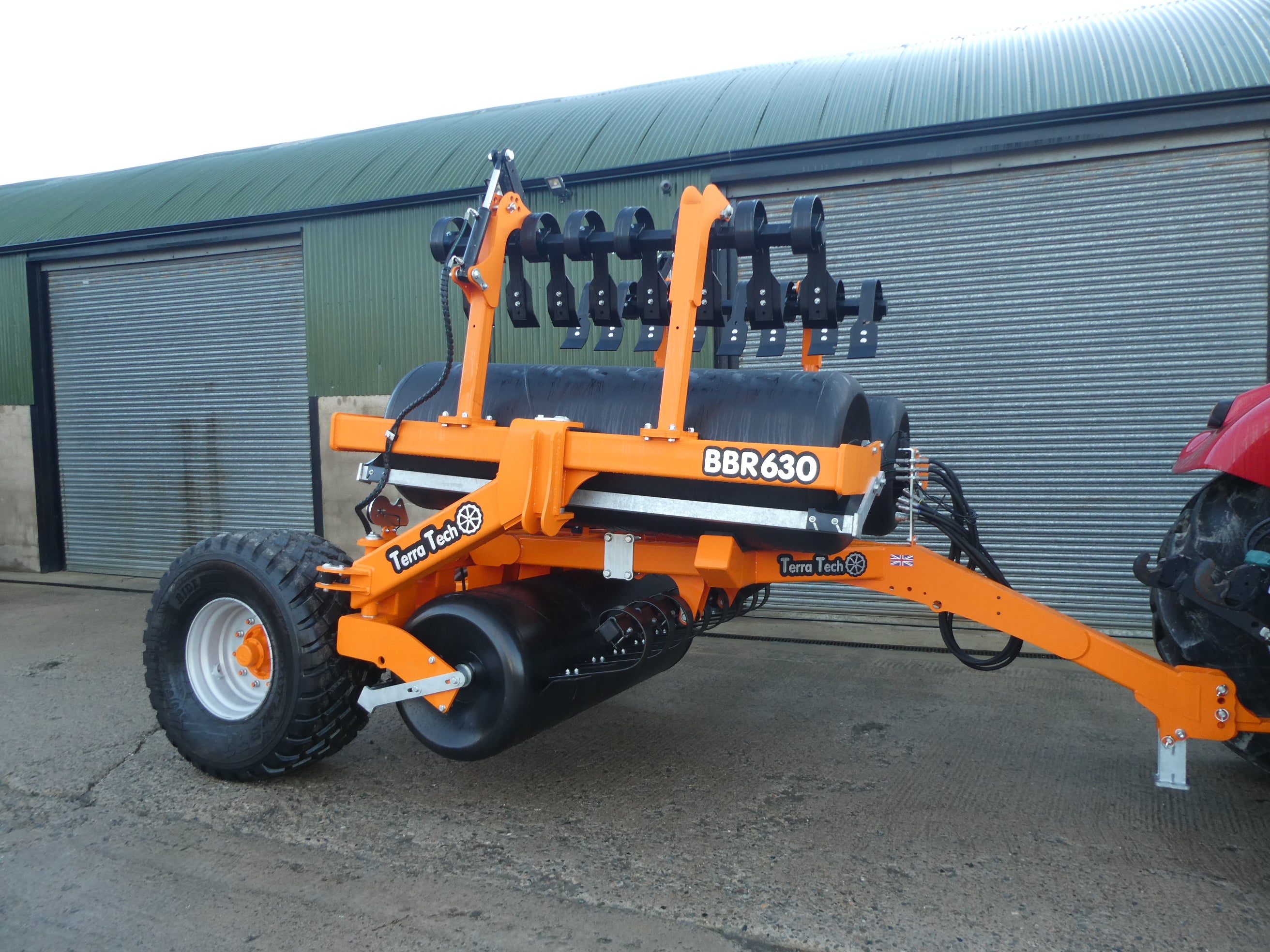 Terra Tech 630 land rollers with levelling boards
