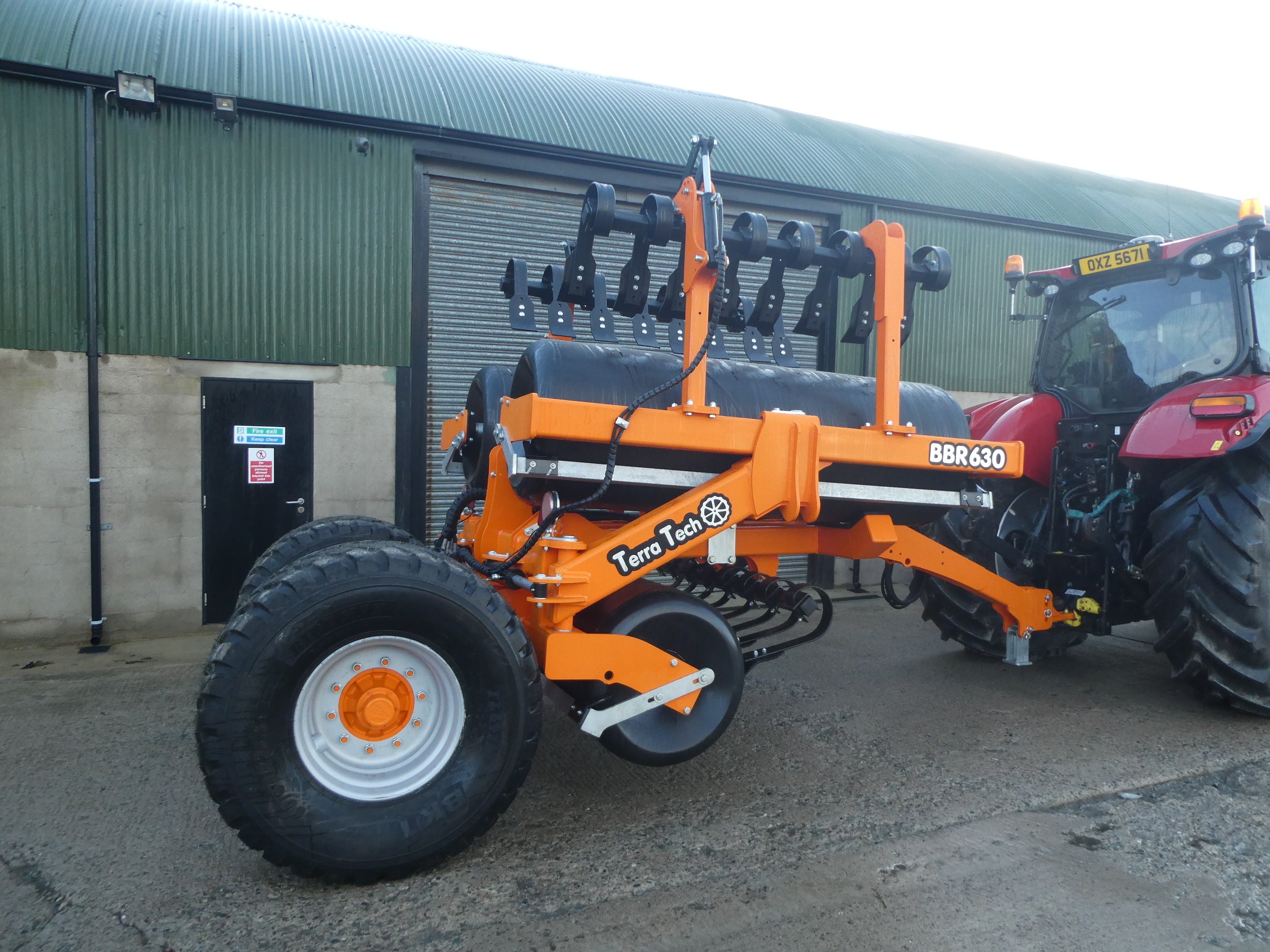 Terra Tech 630 land rollers with levelling boards