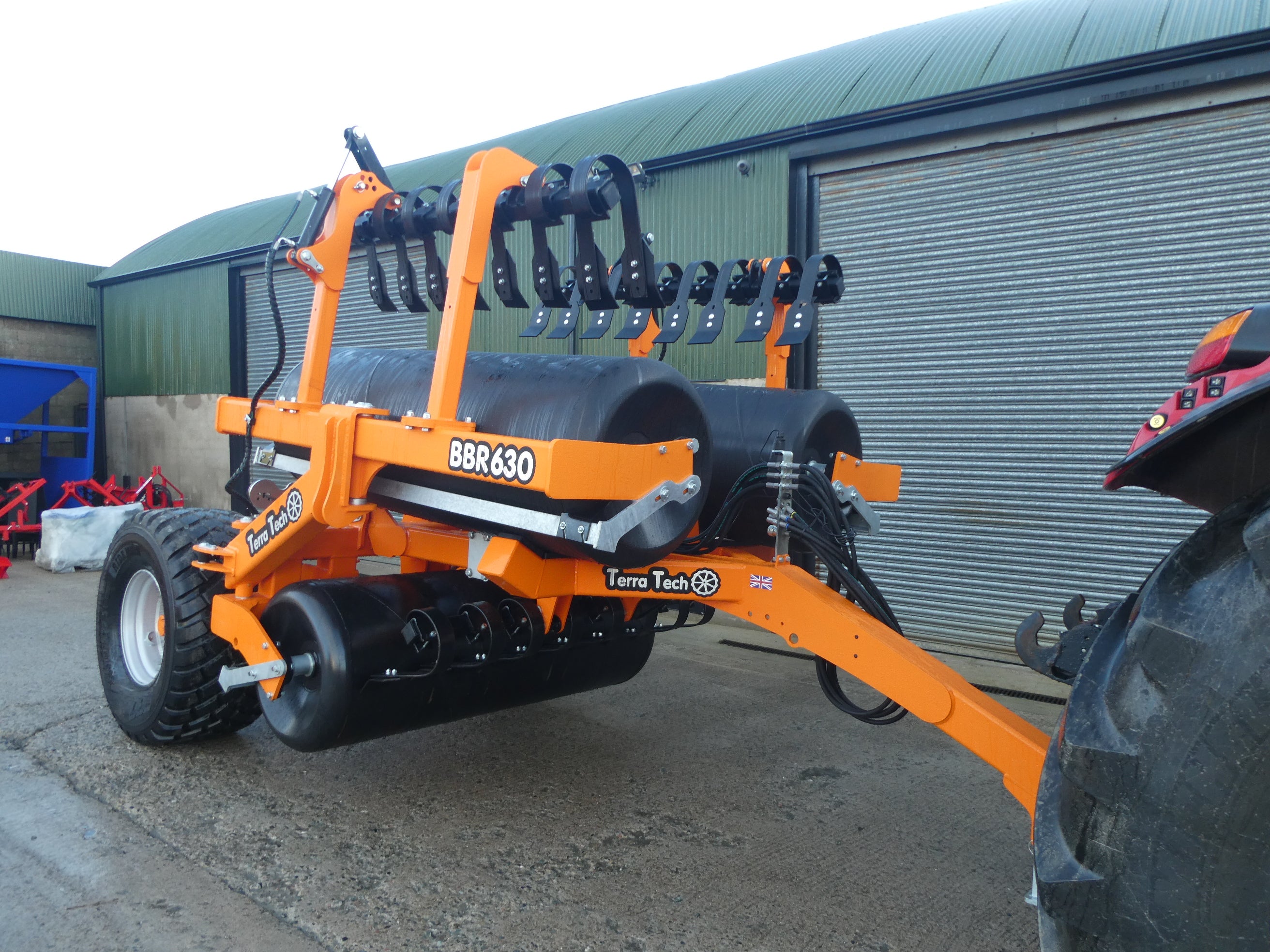 Terra Tech 630 land rollers with levelling boards