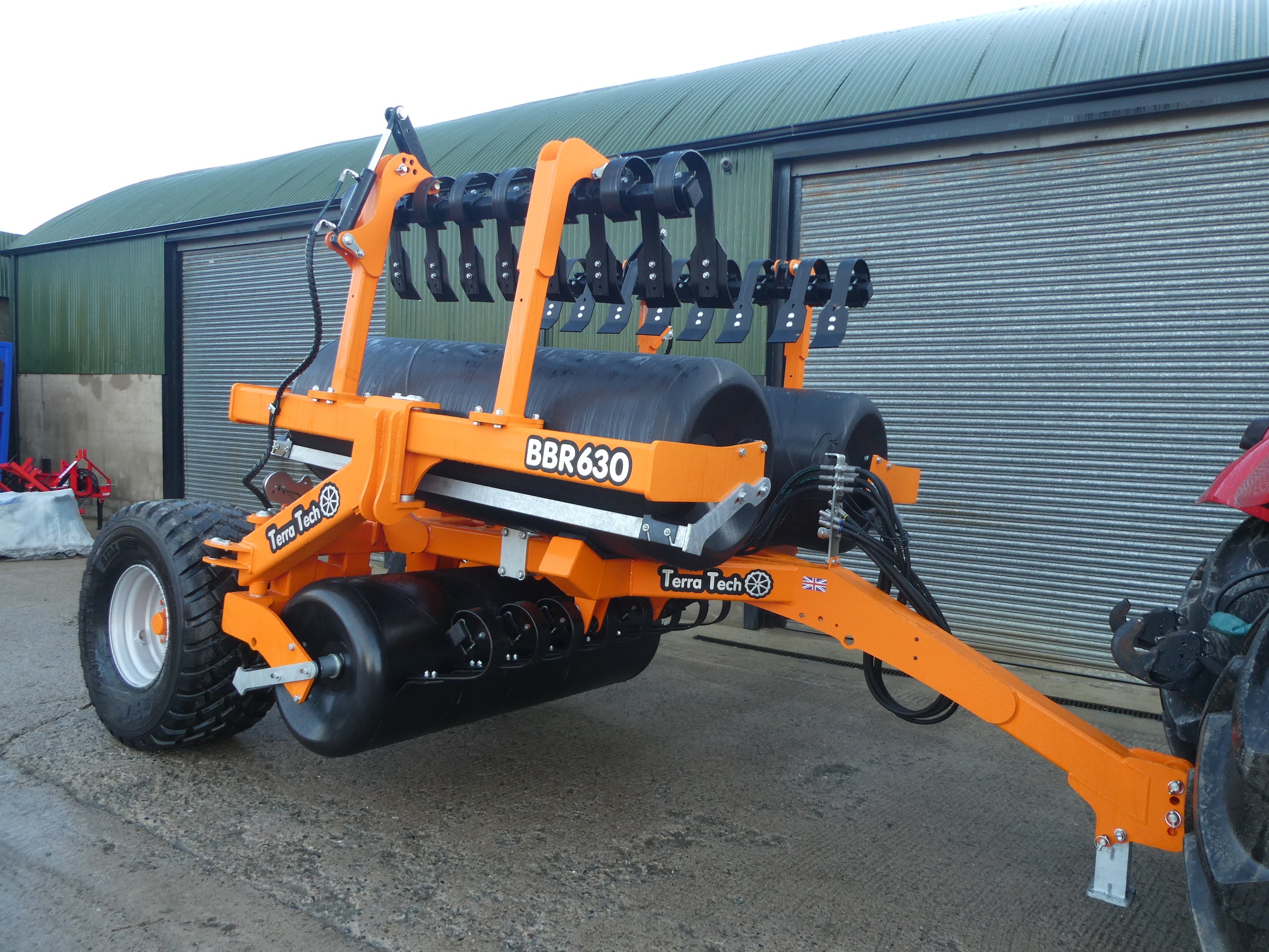 Terra Tech 630 land rollers with levelling boards