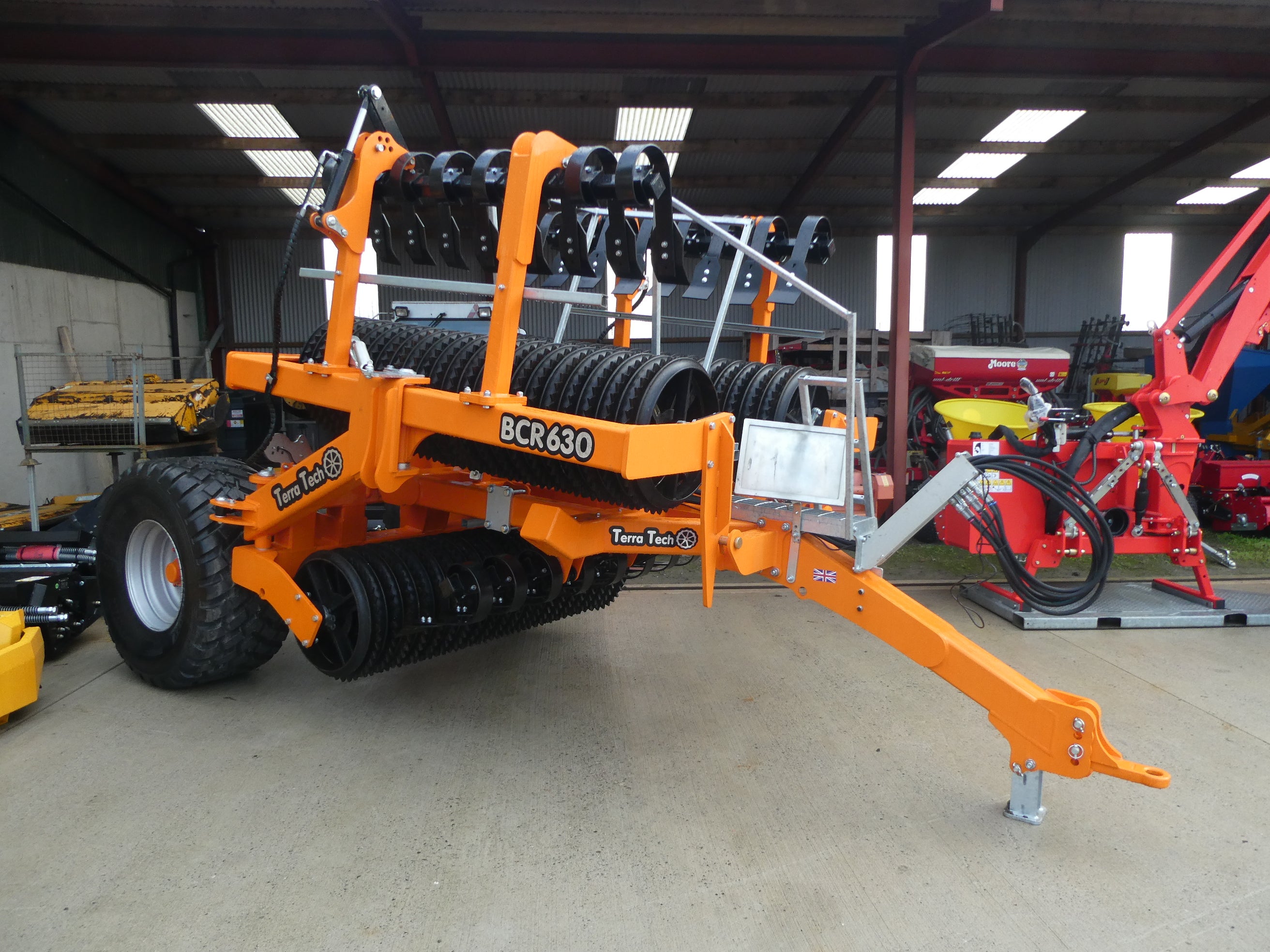 Terra Tech 630 Cambridge rolls with levelling boards