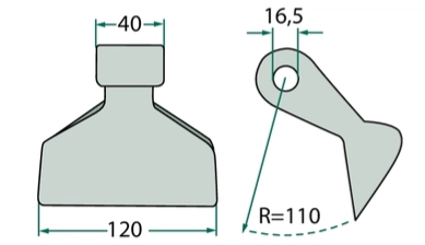 Kuhn Hammer Flail - 6061700