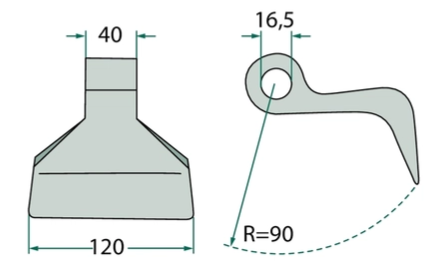 Twose / McConnel Topper Flail - 1026027
