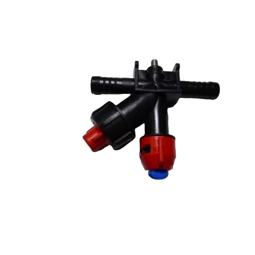 Jarmet Double Hose Tail Anti Drip Nozzle Body with Nozzle, Cap, Filter and Seal - Bolt-on
