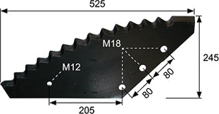 Fleming / Conor / Mixtec / GH Diet Feeder Blade