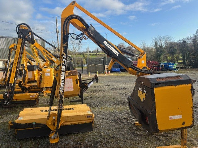 McConnel PA55 Hedgecutter waiting to be checked over