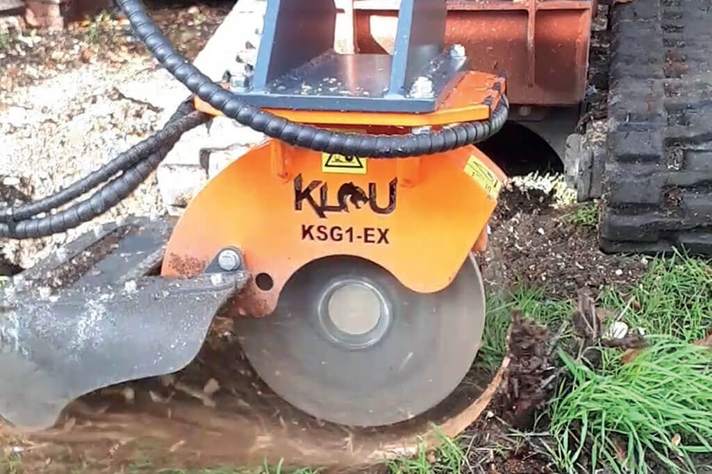 Klou Excavator mounted Stump Grinders