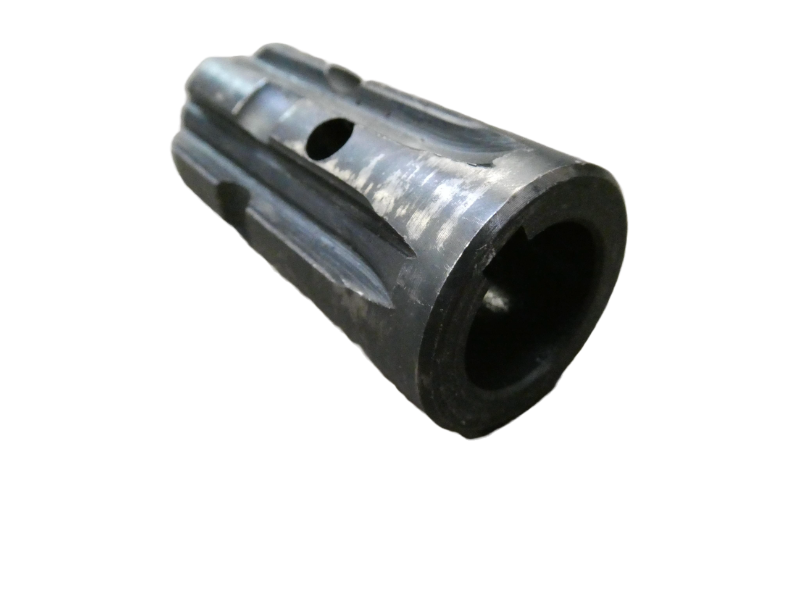 PTO Adaptor -  1 3/8" Male 6 Spline x 22mm Round Bore & 6mm Keyway