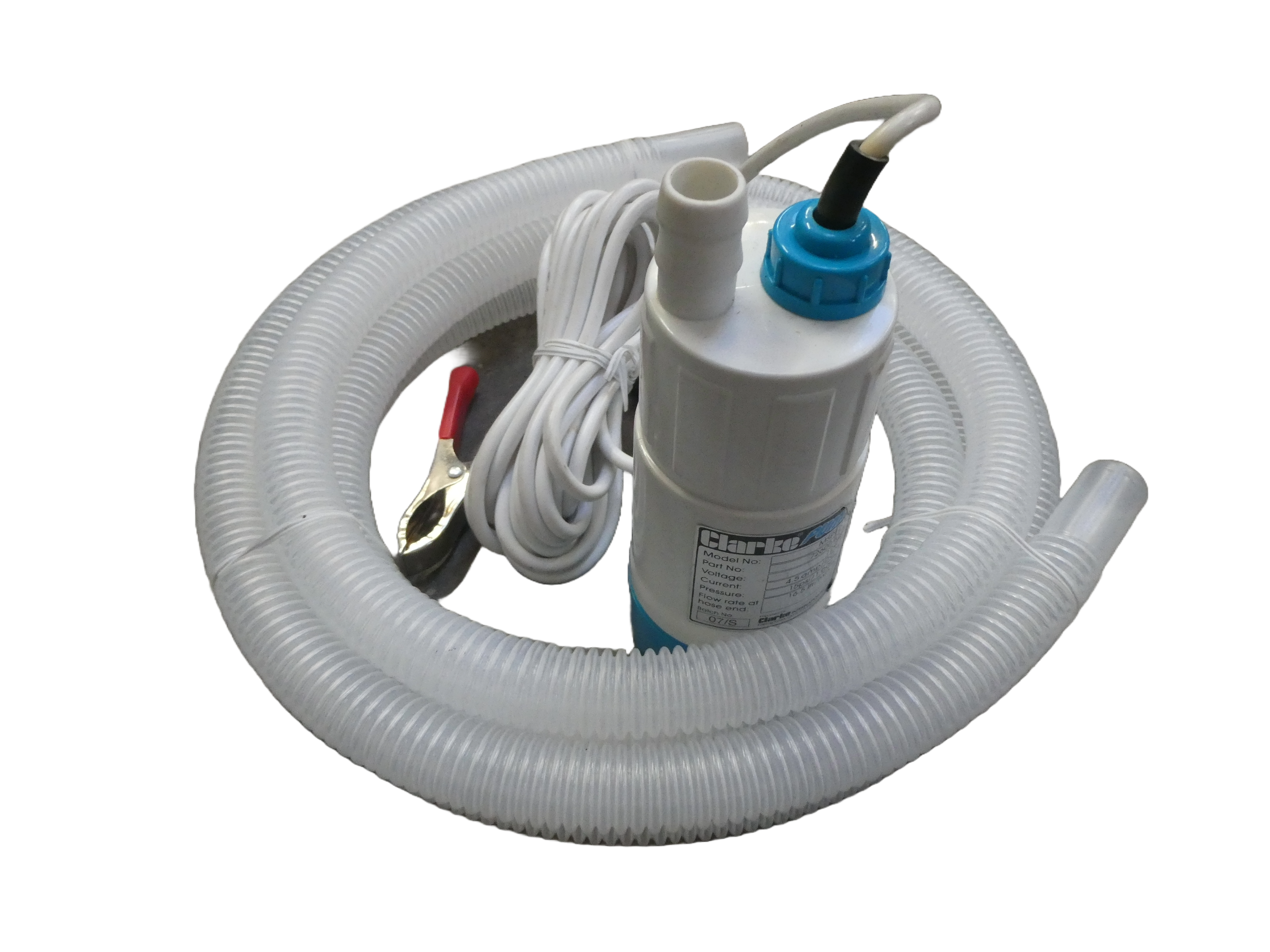 Clarke 12v Submersible Transfer Pump Kit 16lpm