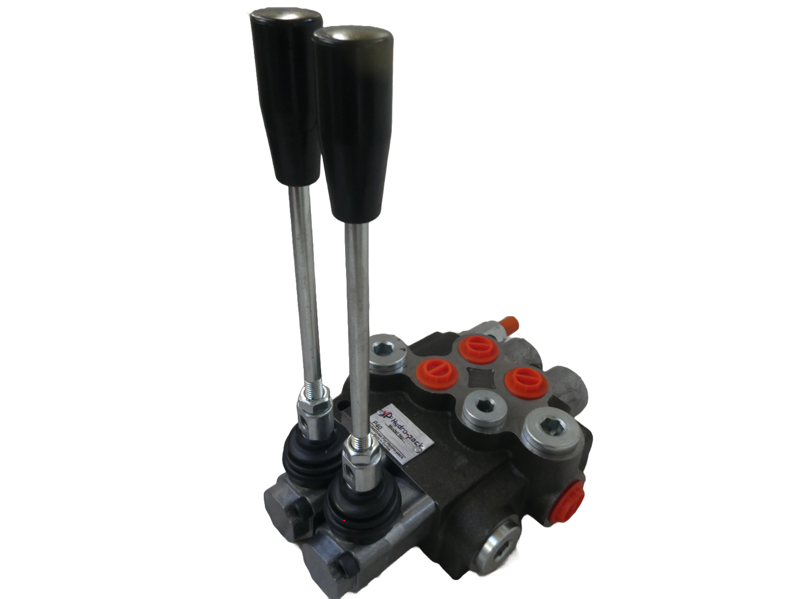 Monoblock Control Valve 1 x Double Acting - 1 x Single Acting - 3/8 - 45LPM