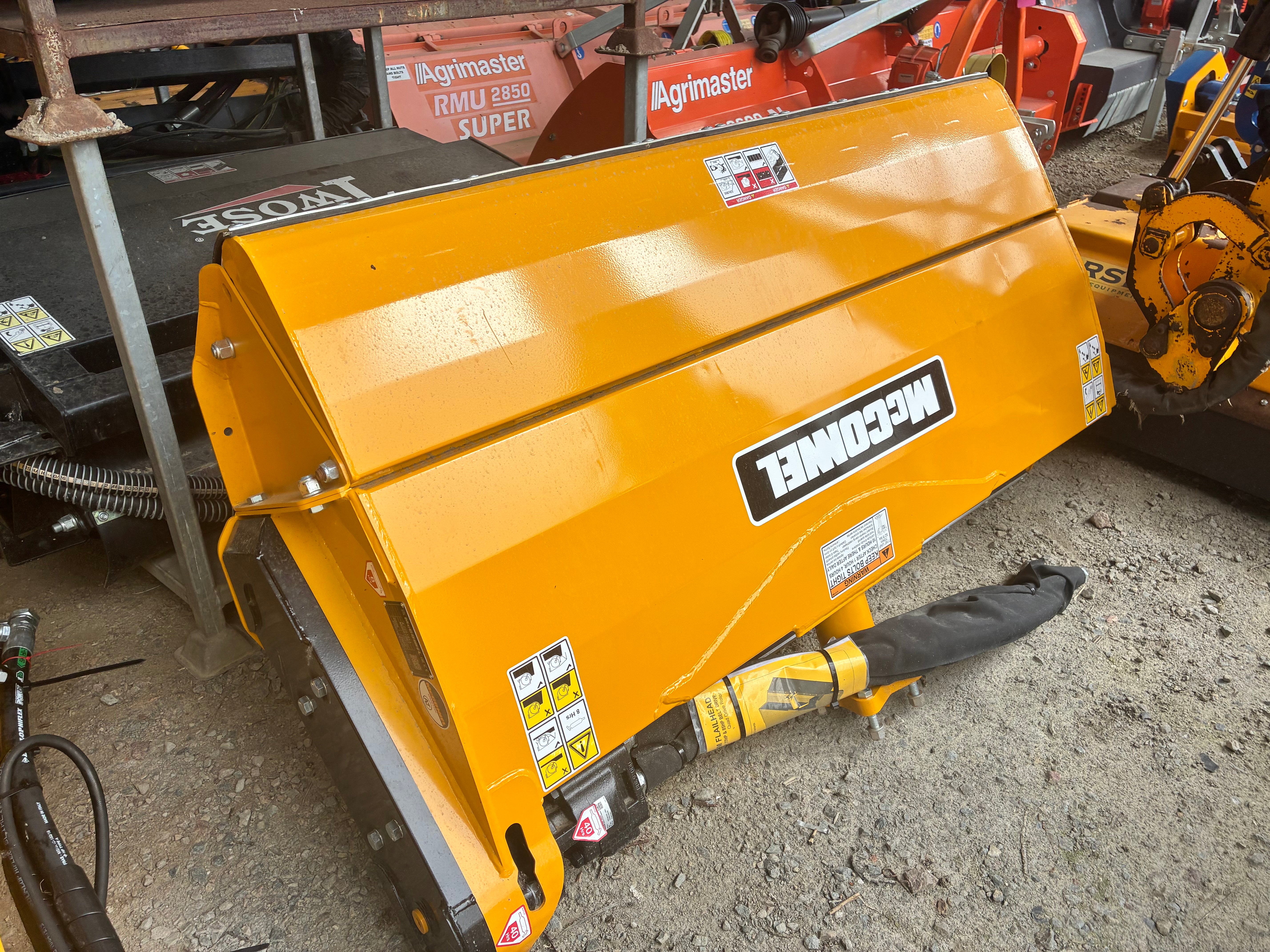 McConnel 1.6m Belt drive 85hp Flail Head
