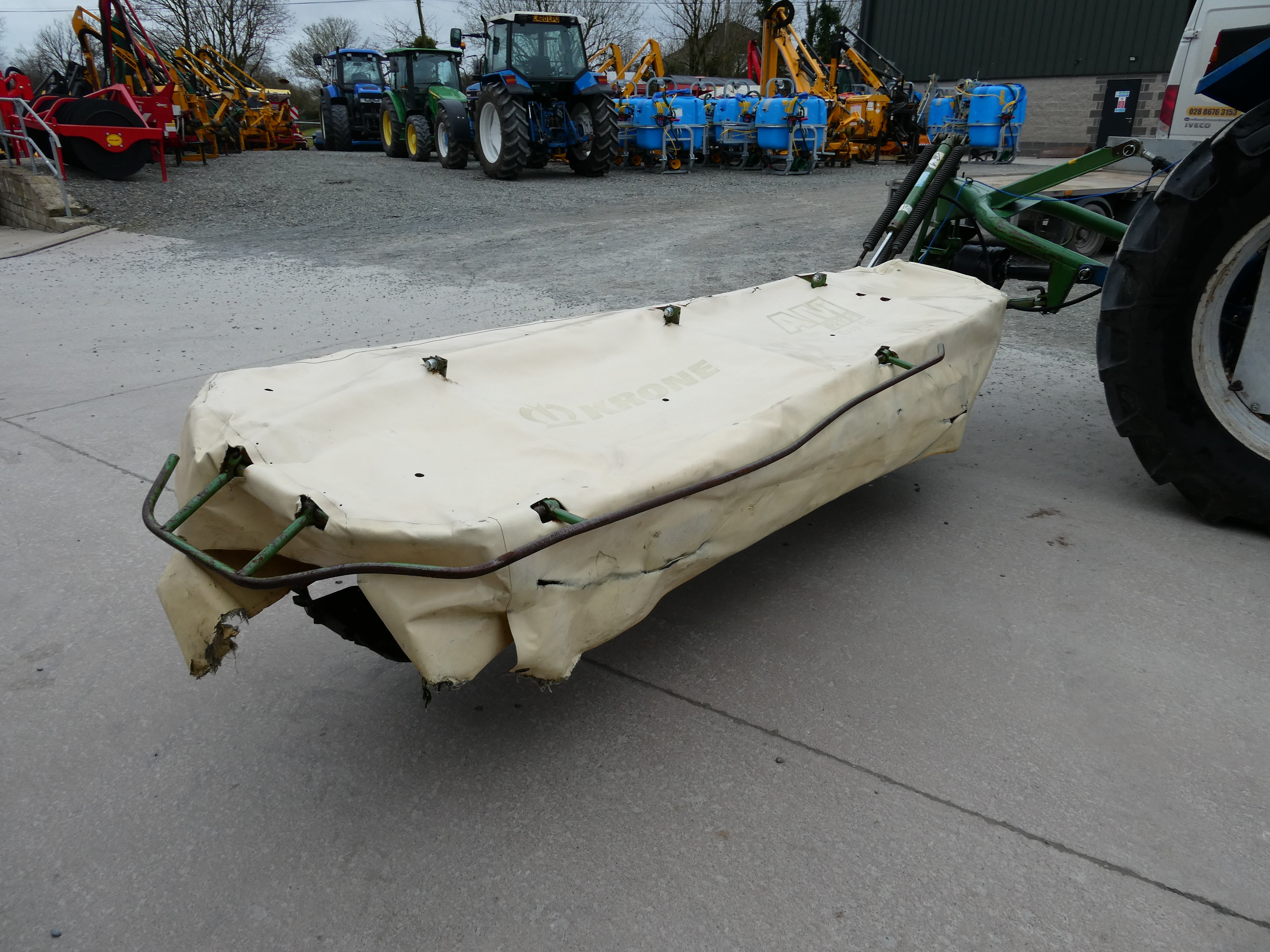 Krone AM283 mounted disc mower