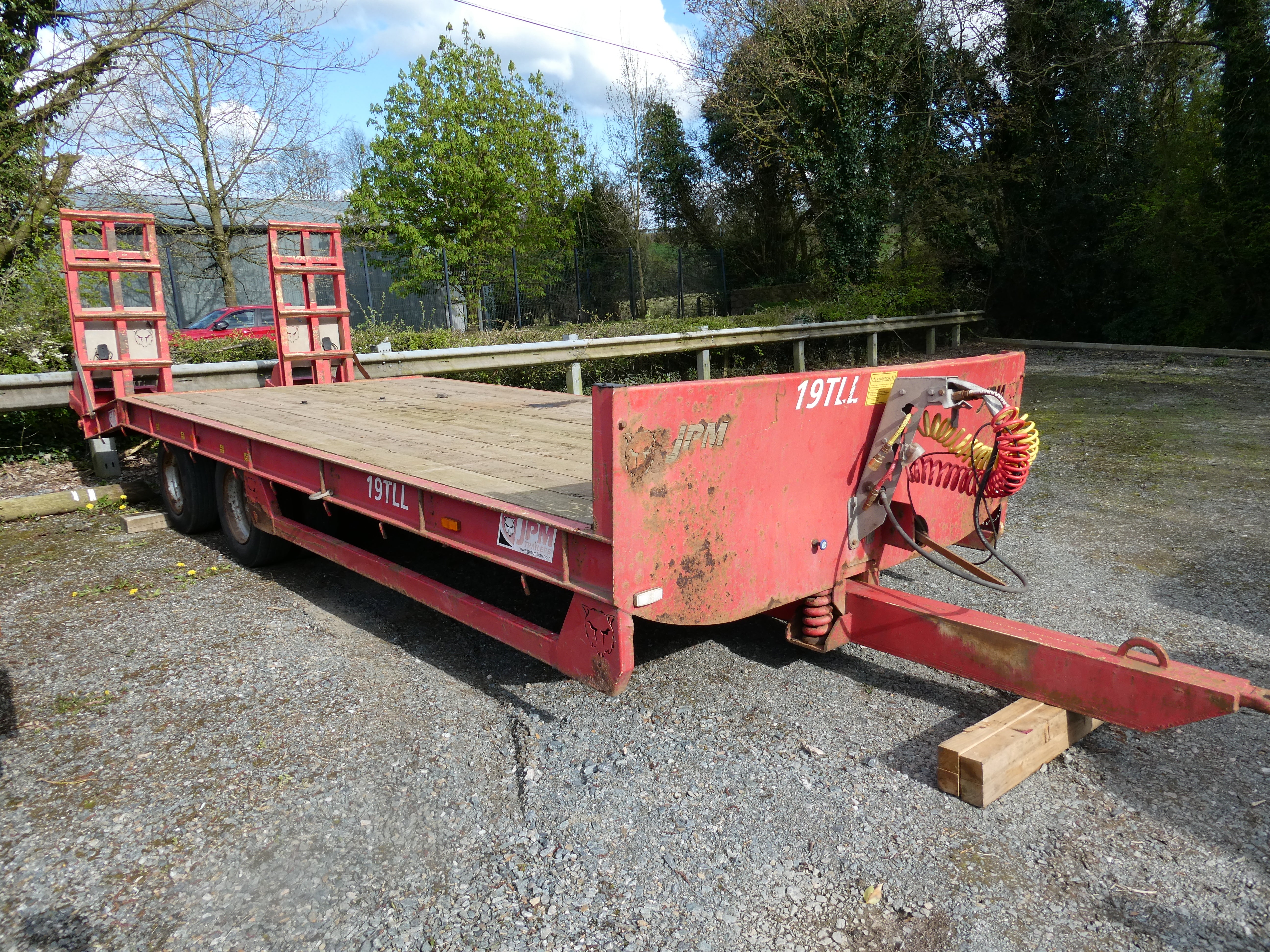 Used Jpm Tandem axle low loader