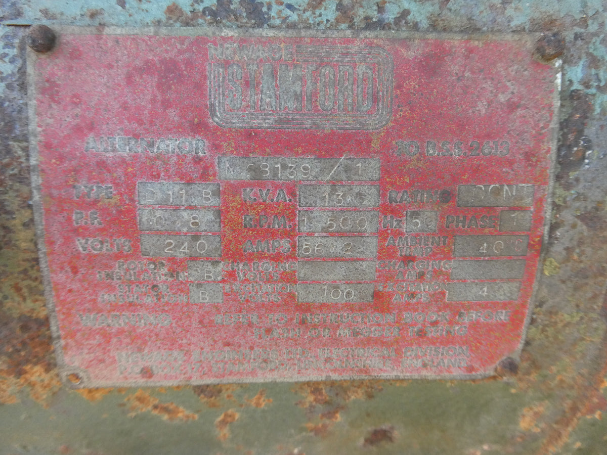Stamford 13 KVA PTO Generator