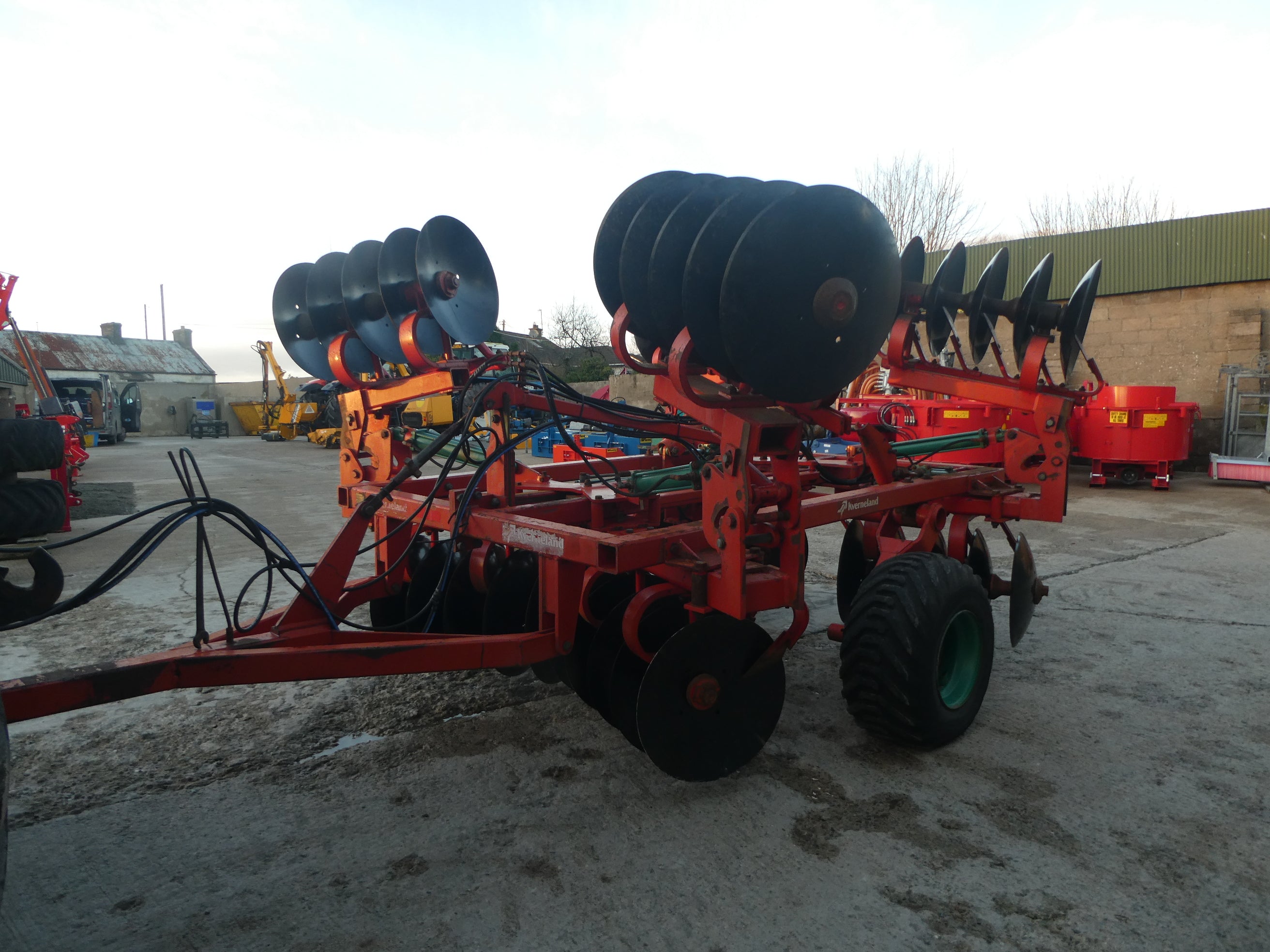 Kv Trailed X Pattern Disc Harrow