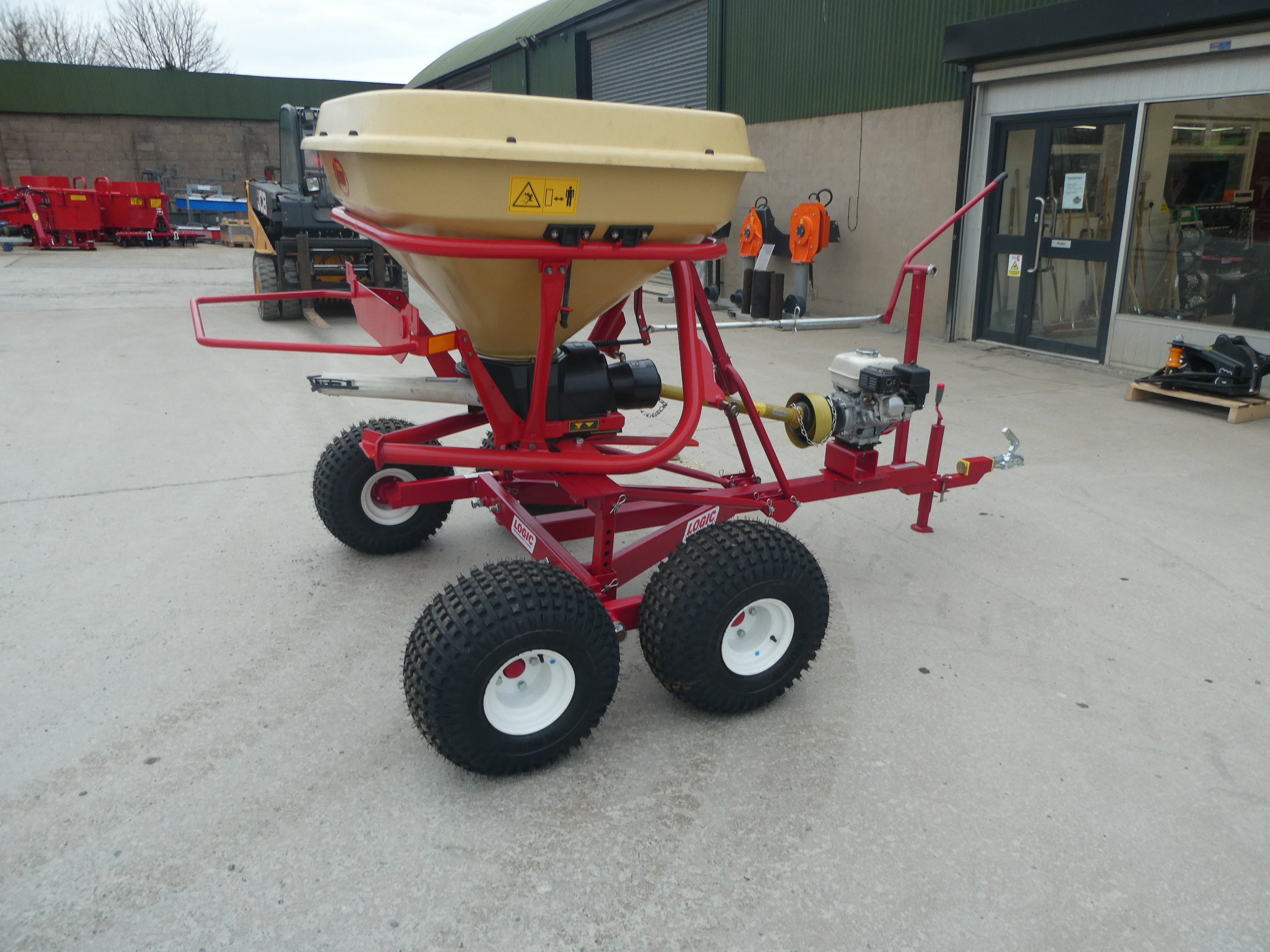 Logic ATV Chasis and Vicon PS504 Wag tail sower