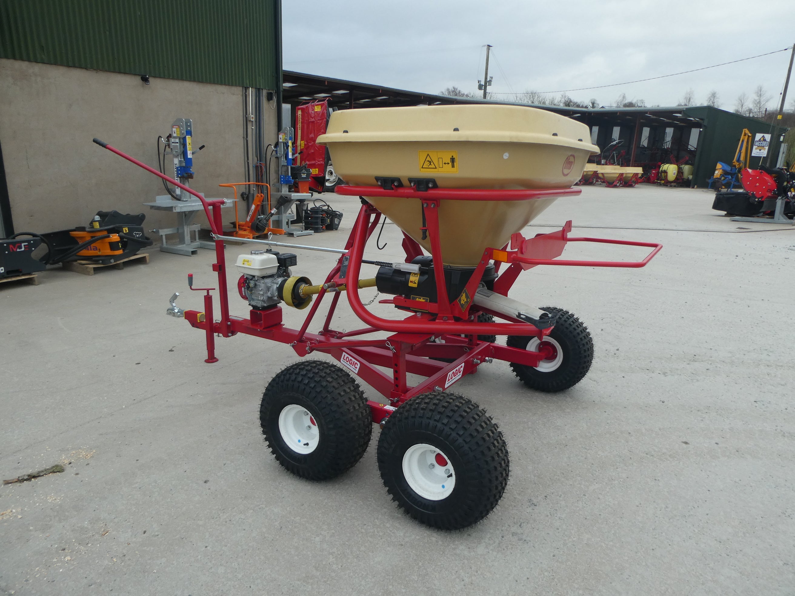Logic ATV Chasis and Vicon PS504 Wag tail sower